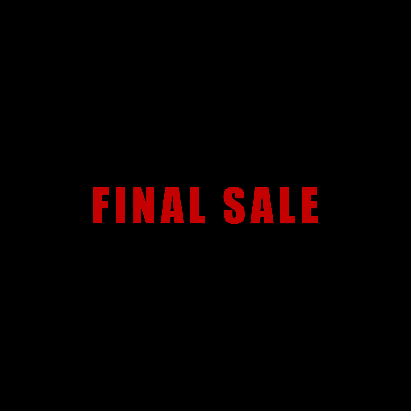 FINAL SALE