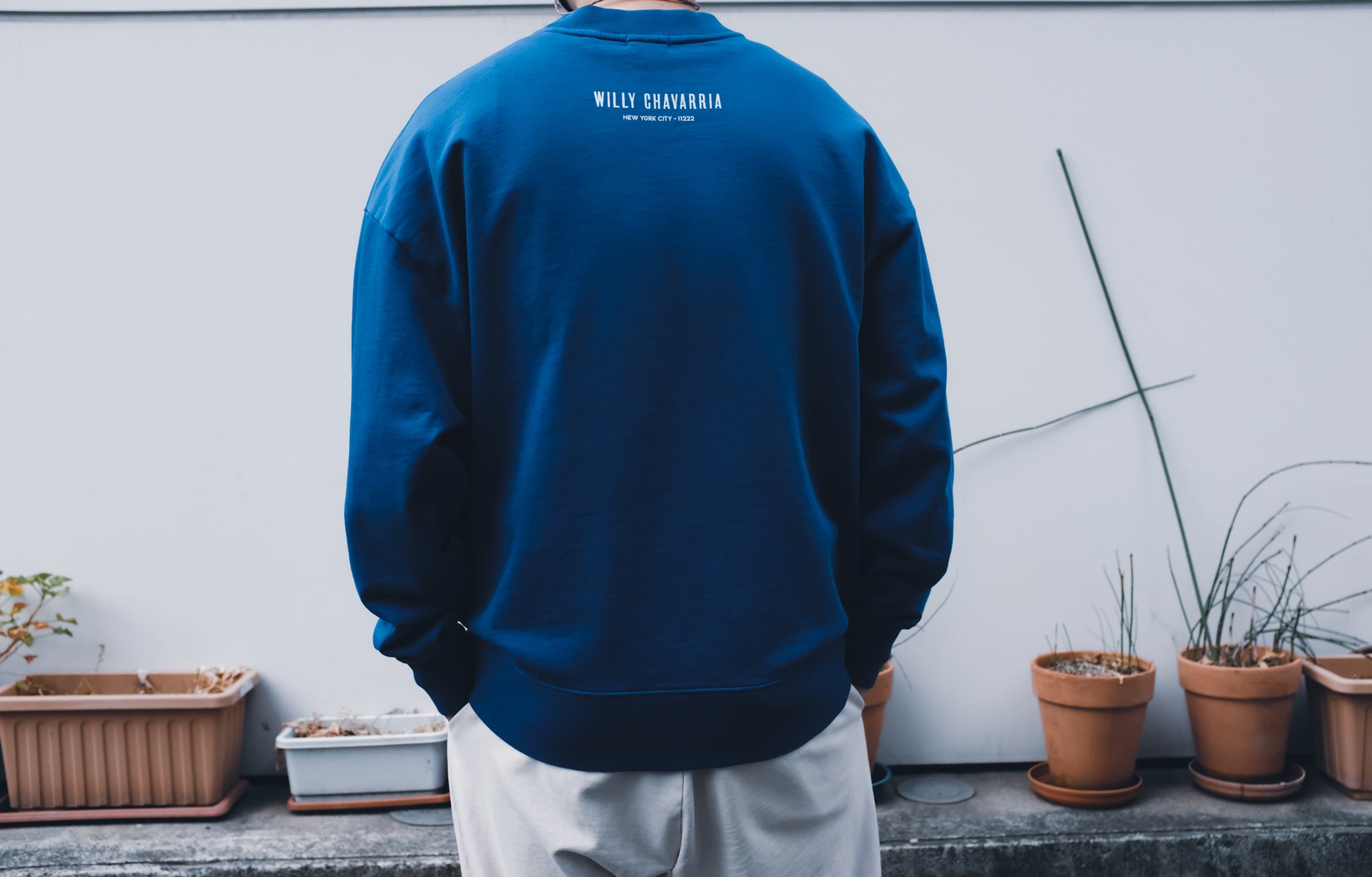 WILLY CHAVARRIA / NORTH SIDER CREWNECK SWEATSHIRT