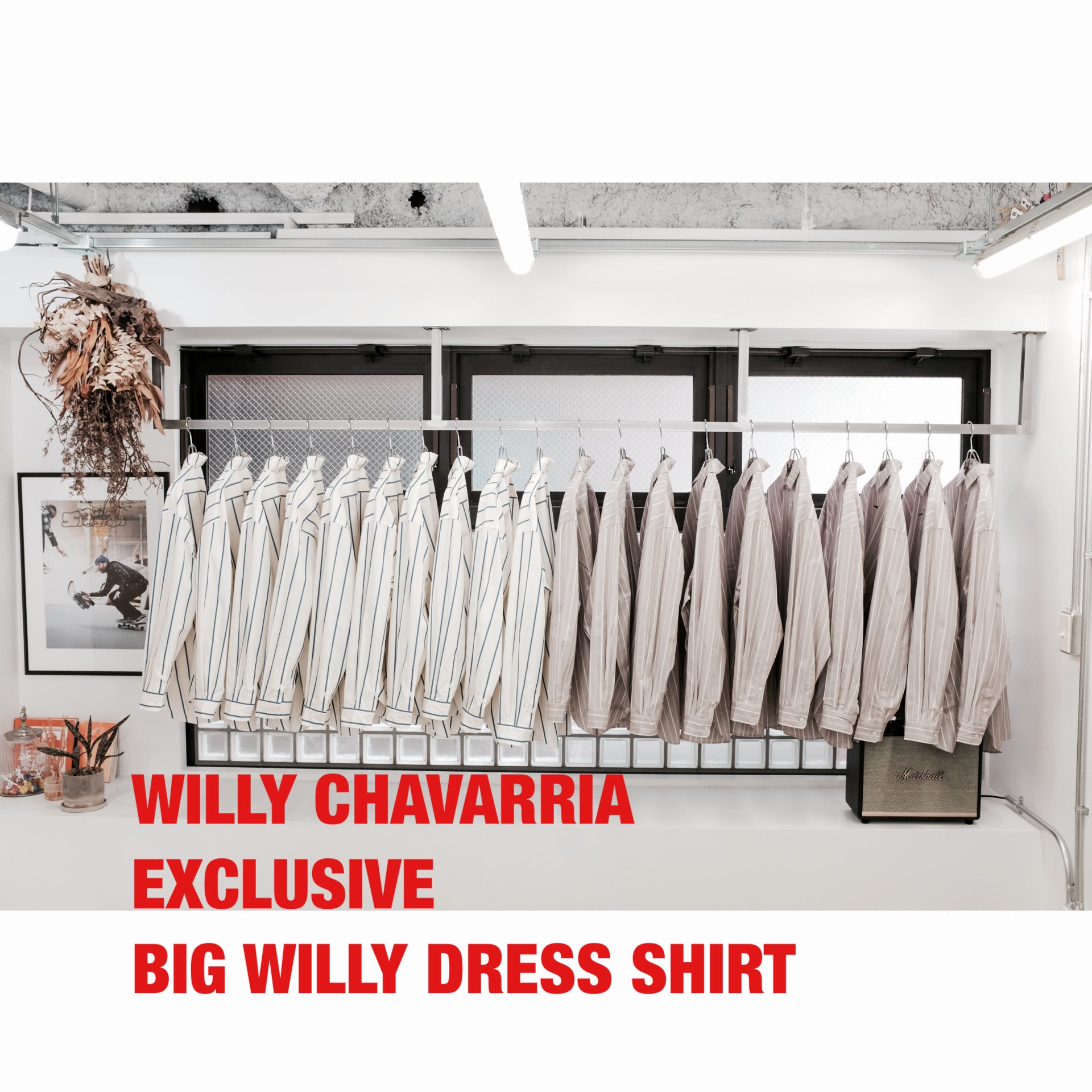 WILLY CHAVARRIA EXCLUSIVE BIG WILLY DRESS SHIRT