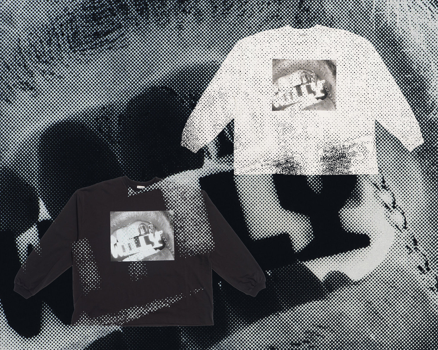 WILLY CHAVARRIA / WILLY BITE ME LS BUFFALO T BRIGHT WHITE & JET BLACK