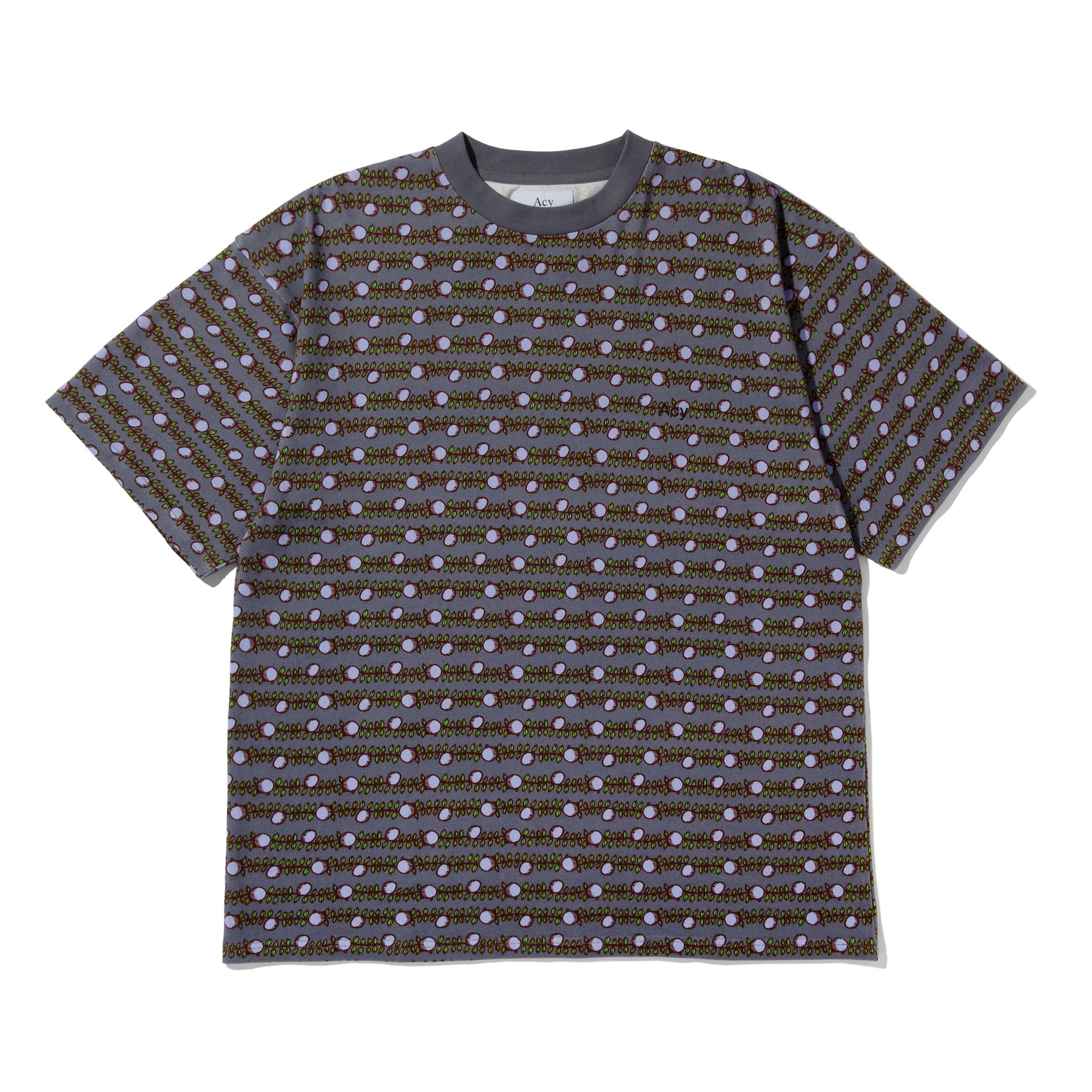 <span style="color: #f50b0b;">Last One</span> Acy / MI PATTURN TEE L.BLACK