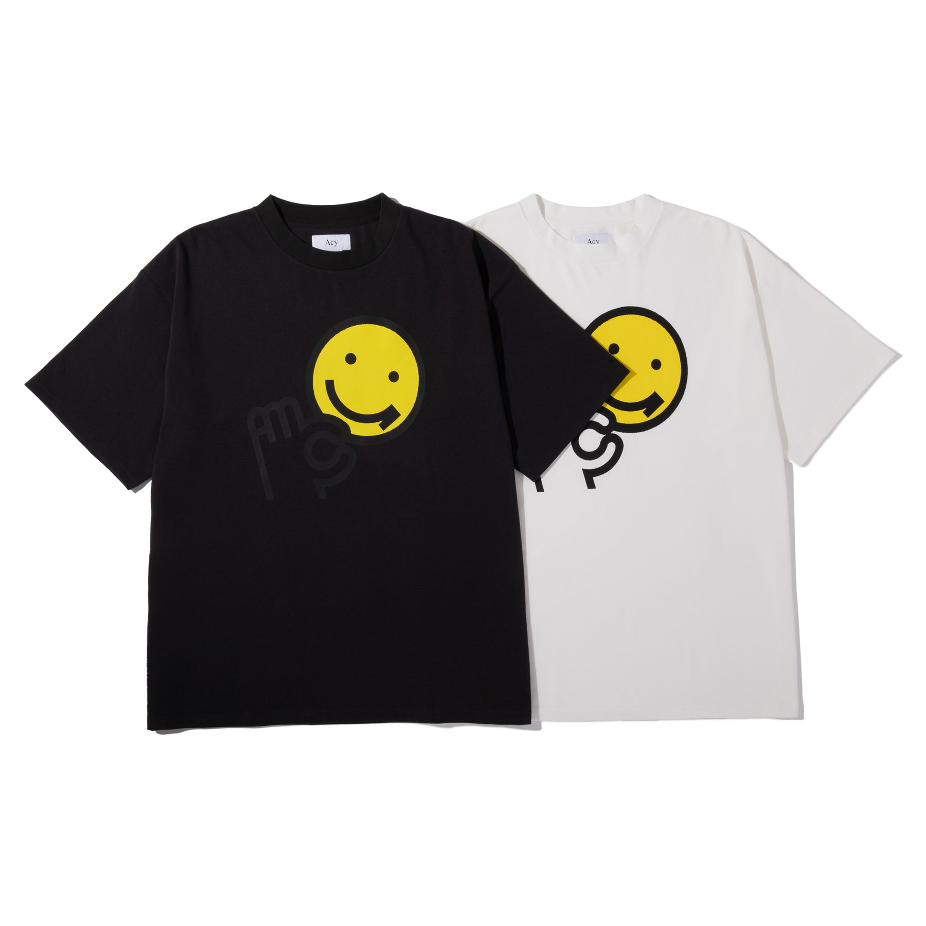 <span style="color: #f50b0b;">Last One</span> Acy / SMILEy TEE WHITE