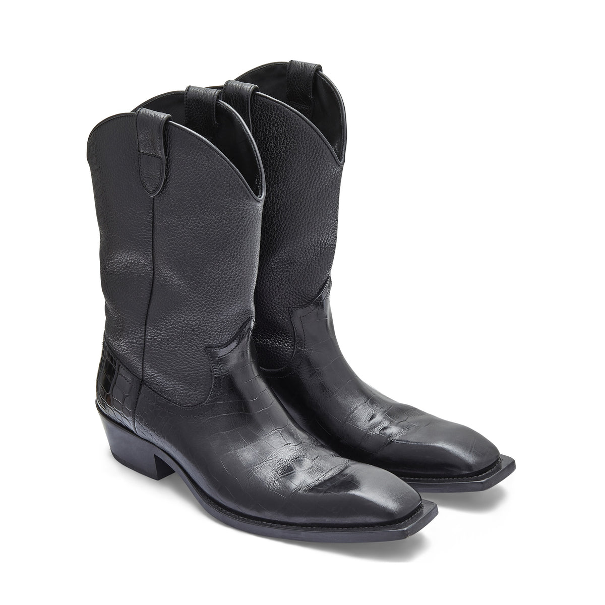 <span style="color: #f50b0b;">Last One</span> Martine Rose / COWBOY BOOT BLACK