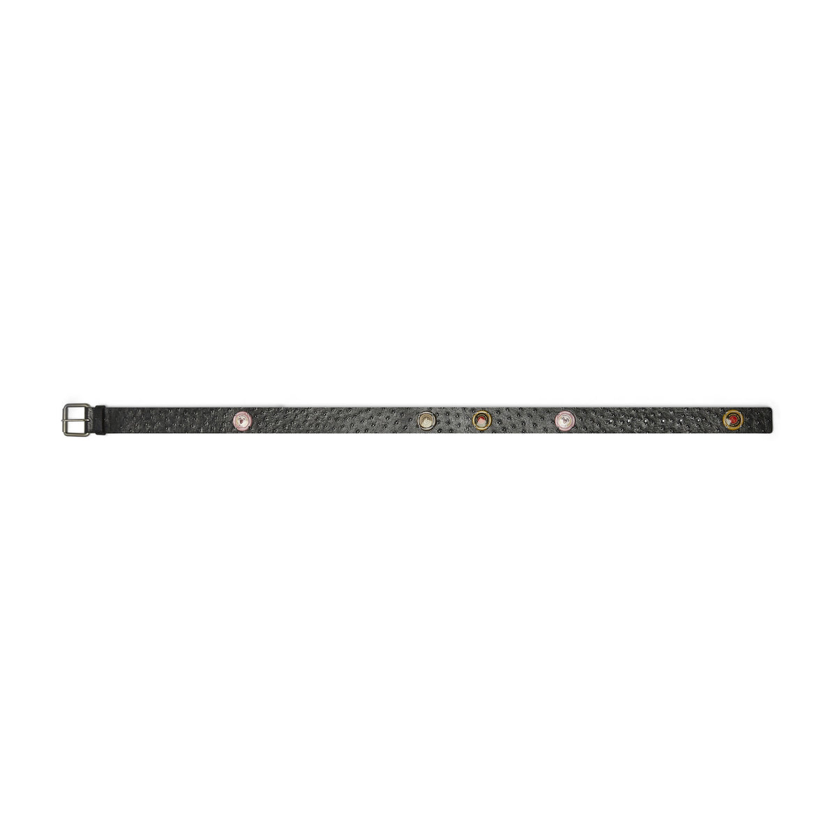 Martine Rose / CHAMPAGNE CAP CLASSIC BELT BLACK