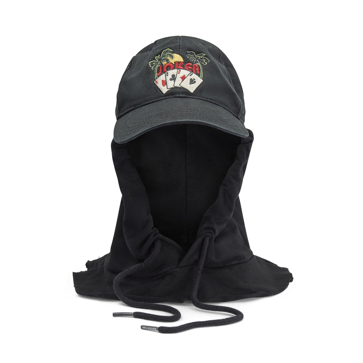 Martine Rose / HOODIE CAP BLACK