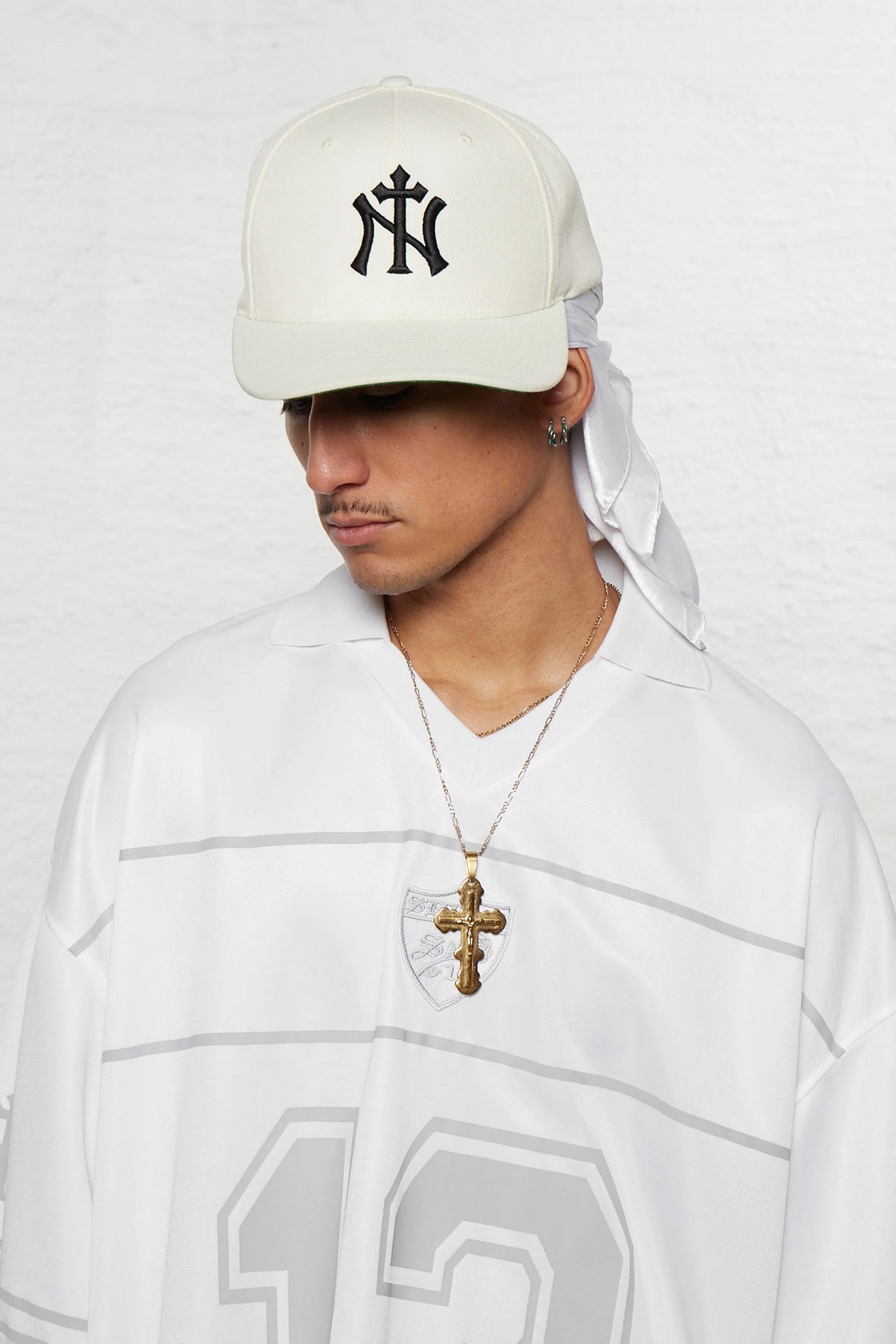 1313 SELAH / CRUZ FLAT CAP WHITE