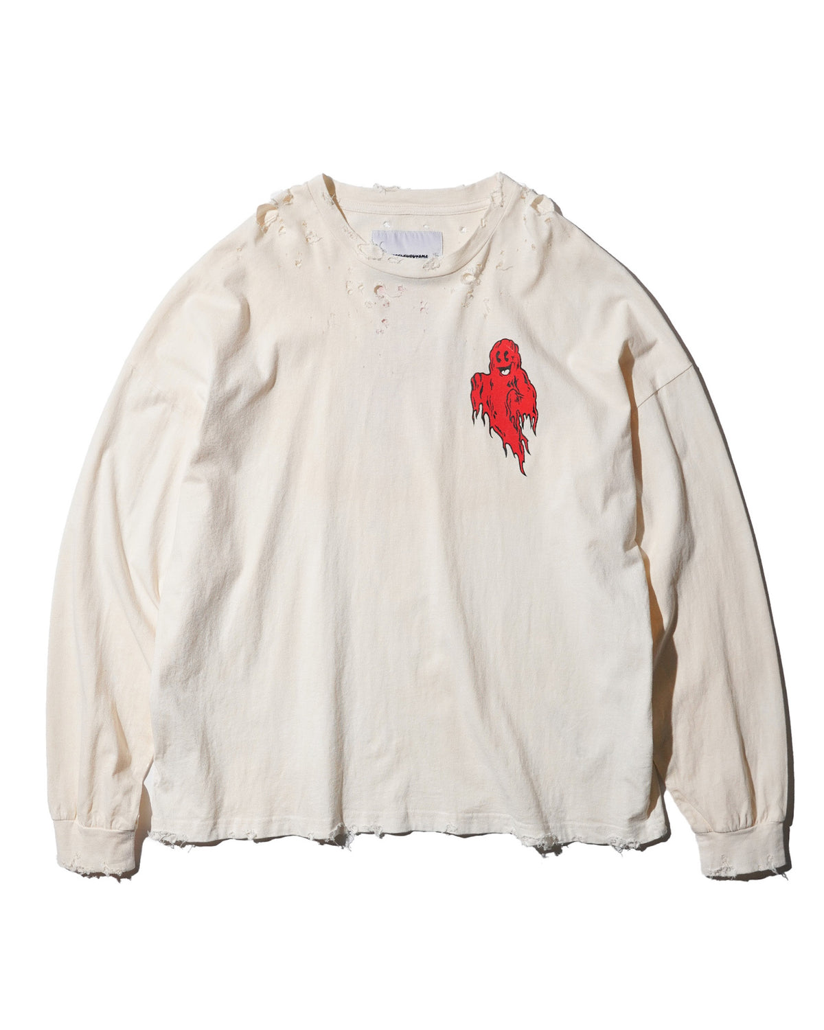 TEPPEI FURUYAMA / GHOST LS T SHIRT BEIGE