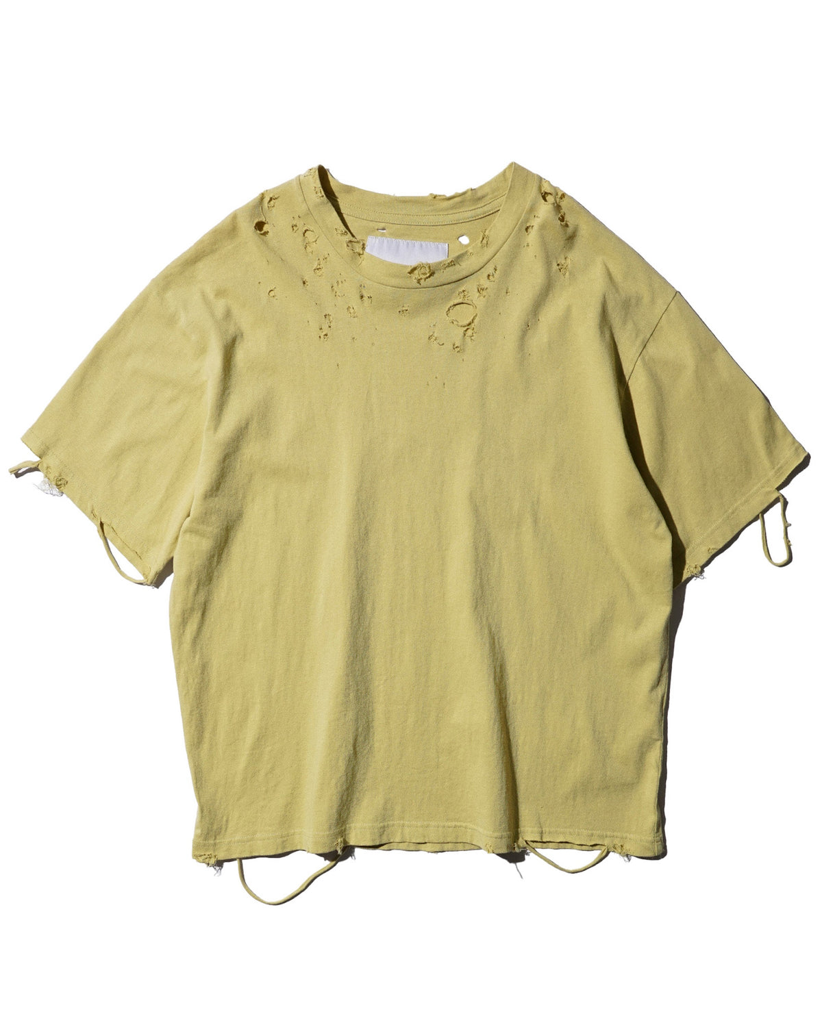 TEPPEI FURUYAMA / CRASH HALF SLEEVE T-SHIRT YELLOW