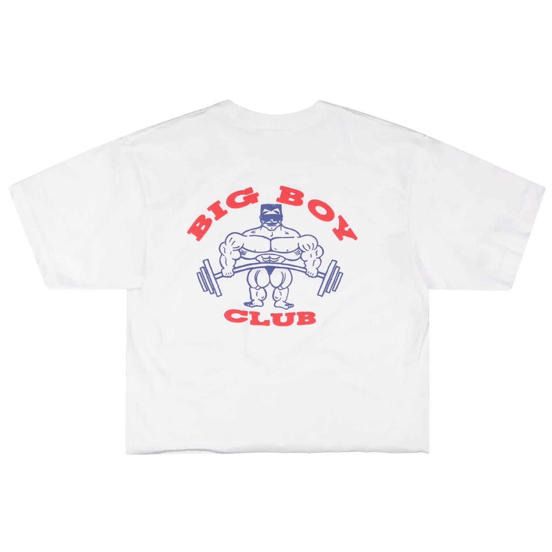 <span style="color: #f50b0b;">Last One</span> Y,IWO / Big Boy Club Cropped Tee WHITE