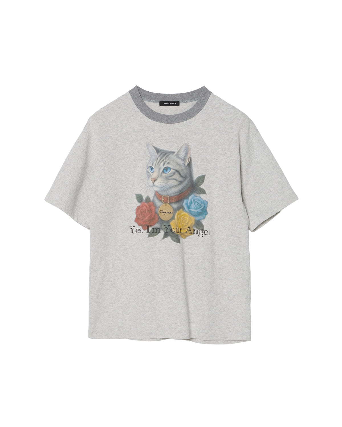 <span style="color: #f50b0b;">Last One</span> TENDER PERSON / AMERICAN SHORTHAIR TEE GREY