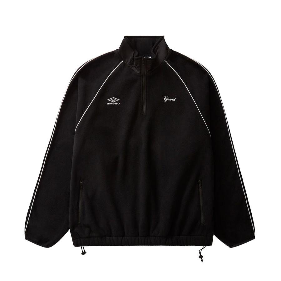 <span style="color: #f50b0b;">Last One</span> Grand Collection × UMBRO / MICRO FLEECE QUARTER ZIP BLACK