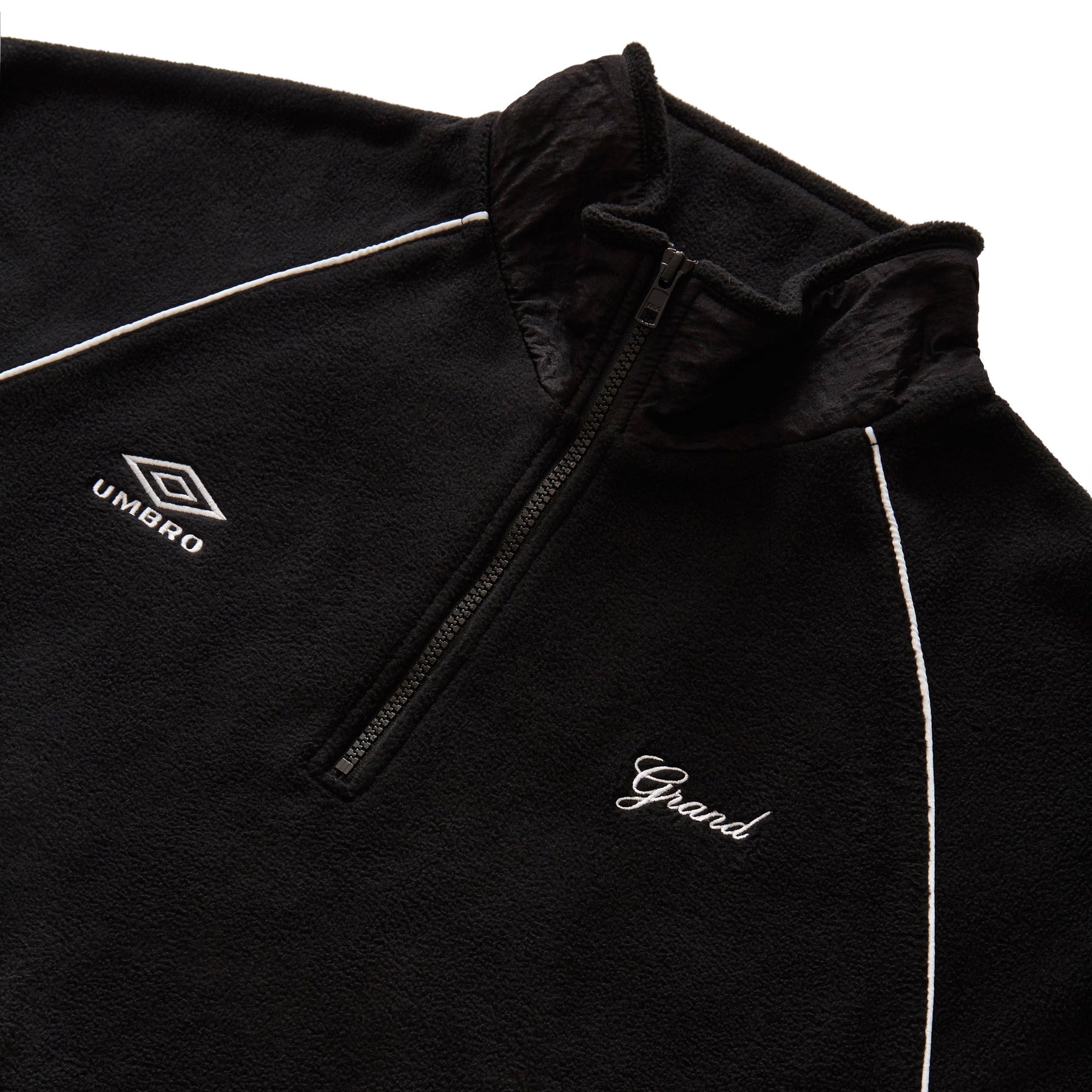 <span style="color: #f50b0b;">Last One</span> Grand Collection × UMBRO / MICRO FLEECE QUARTER ZIP BLACK
