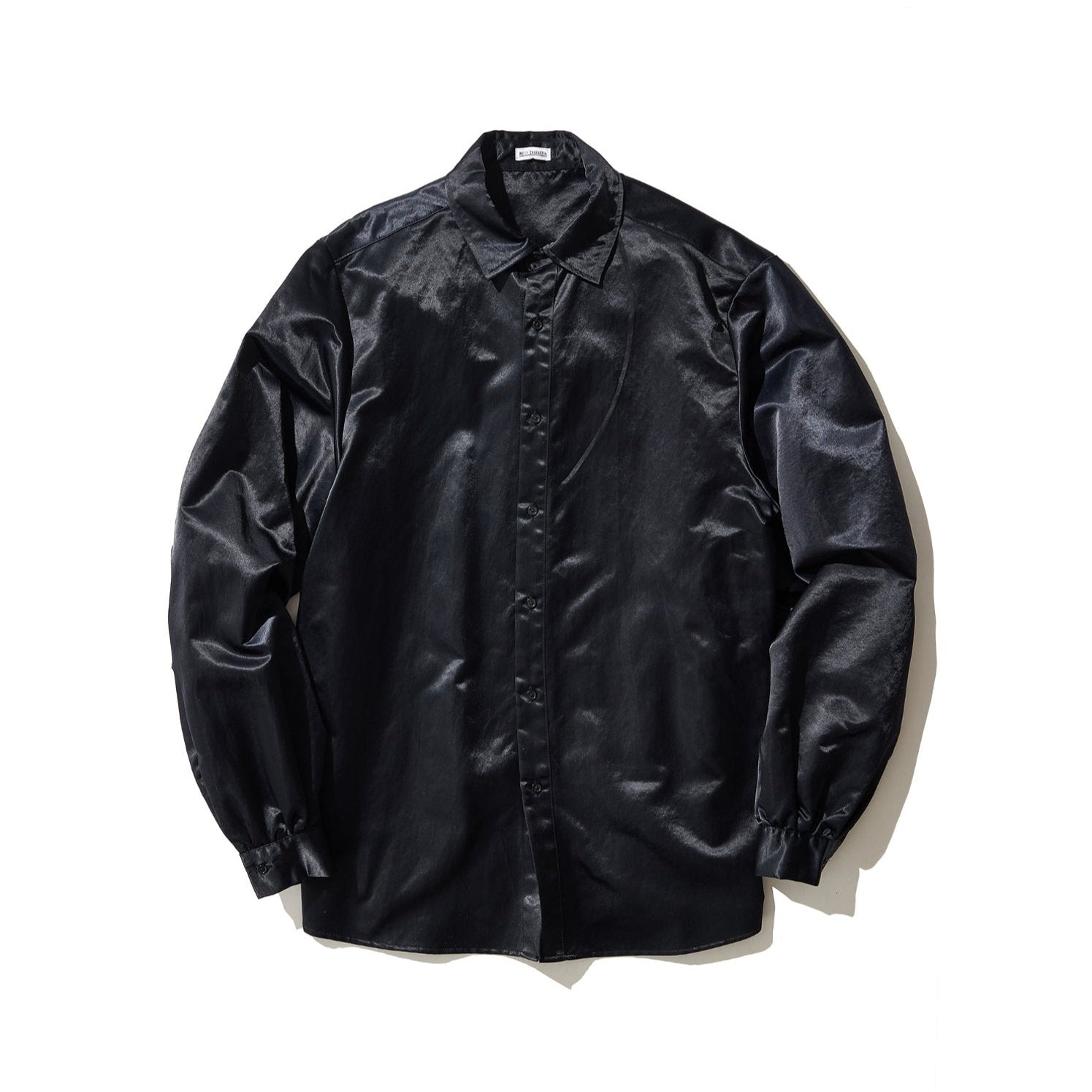 <span style="color: #ff2a00;">Last One</span> WILLY CHAVARRIA / SATIN DRESS SHIRTS BLACK