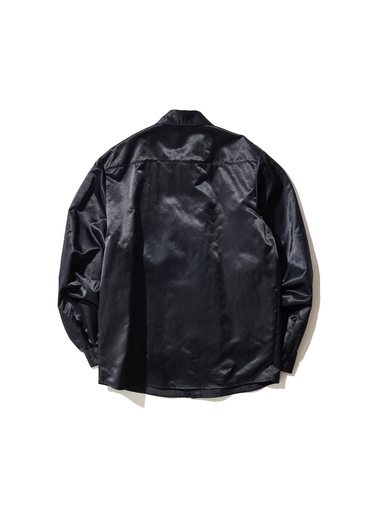 <span style="color: #ff2a00;">Last One</span> WILLY CHAVARRIA / SATIN DRESS SHIRTS BLACK