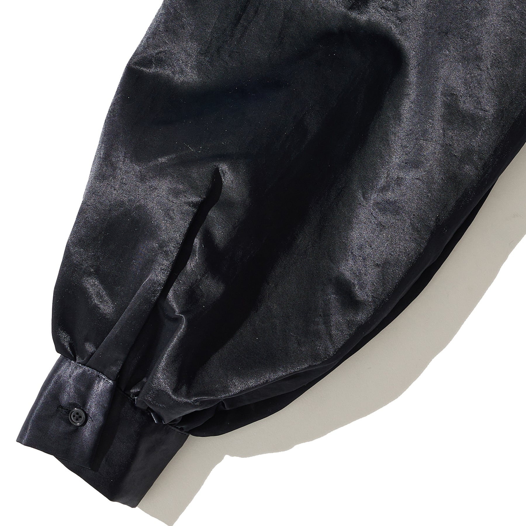 <span style="color: #ff2a00;">Last One</span> WILLY CHAVARRIA / SATIN DRESS SHIRTS BLACK