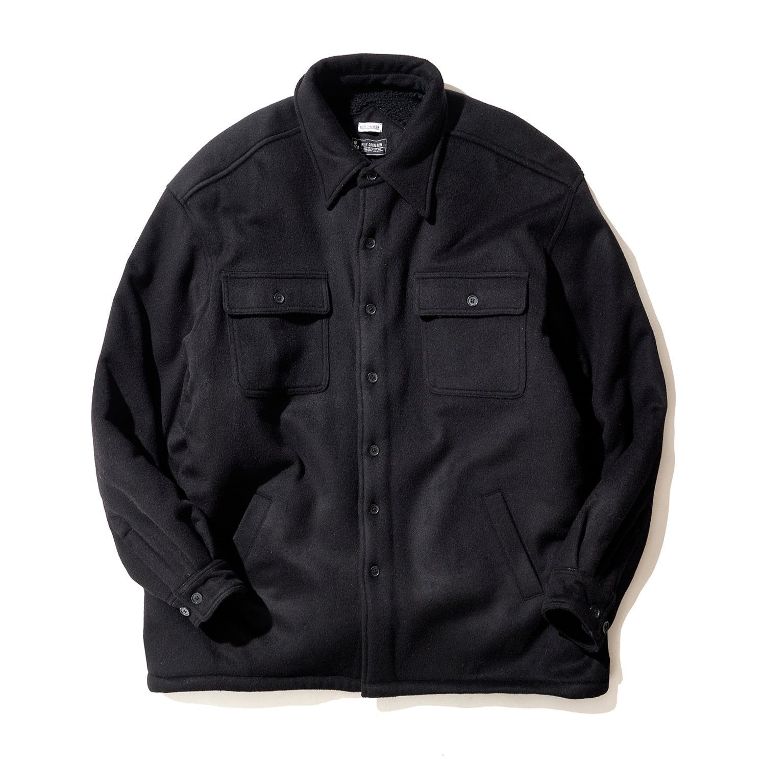 WILLY CHAVARRIA / BOA LINING SHIRTS JACKET BLACK