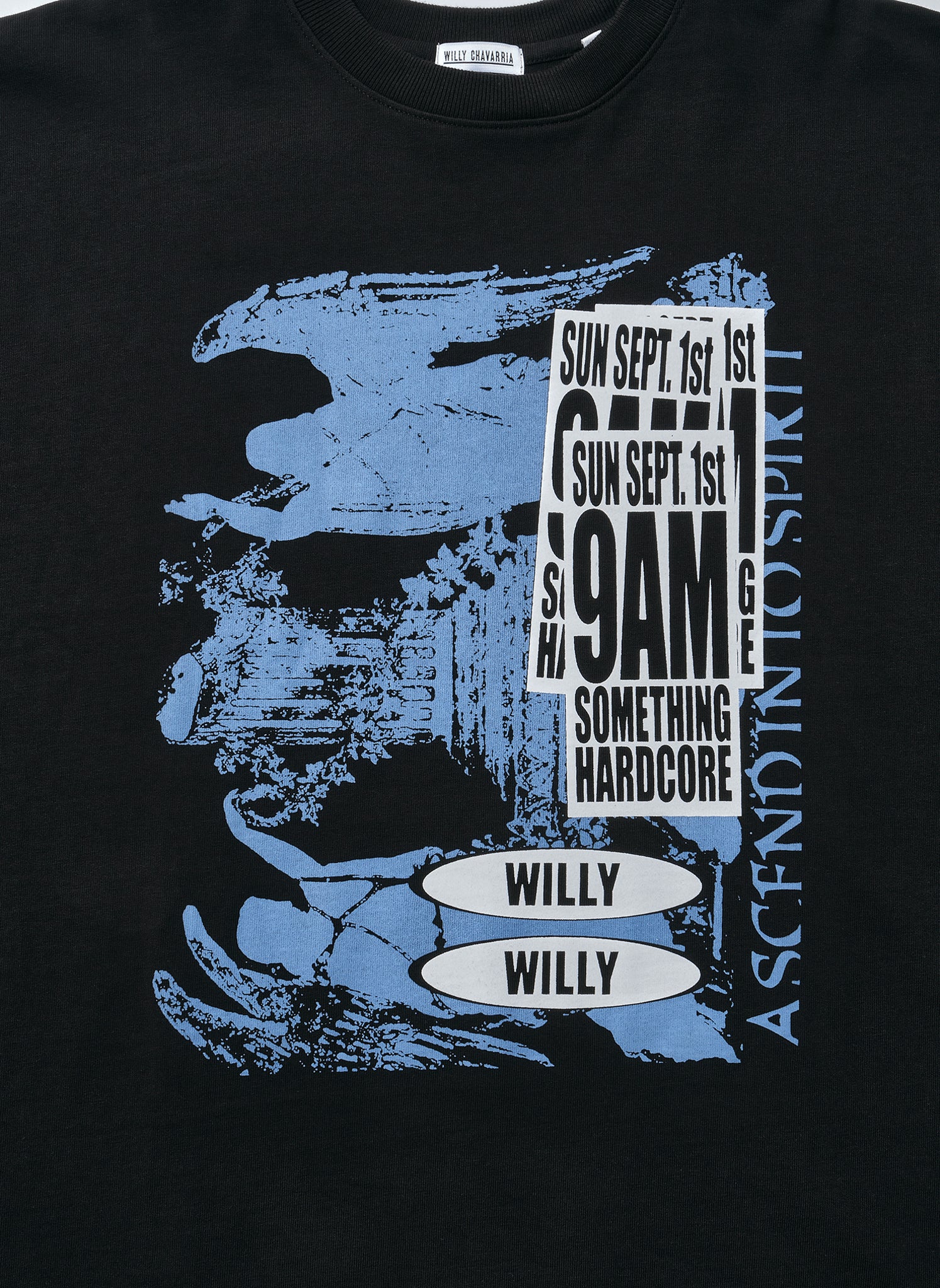 <span style="color: #f50b0b;">Last One</span> WILLY CHAVARRIA / ASCEND INTO SPIRIT LS BUFFALO T SOLID BLACK