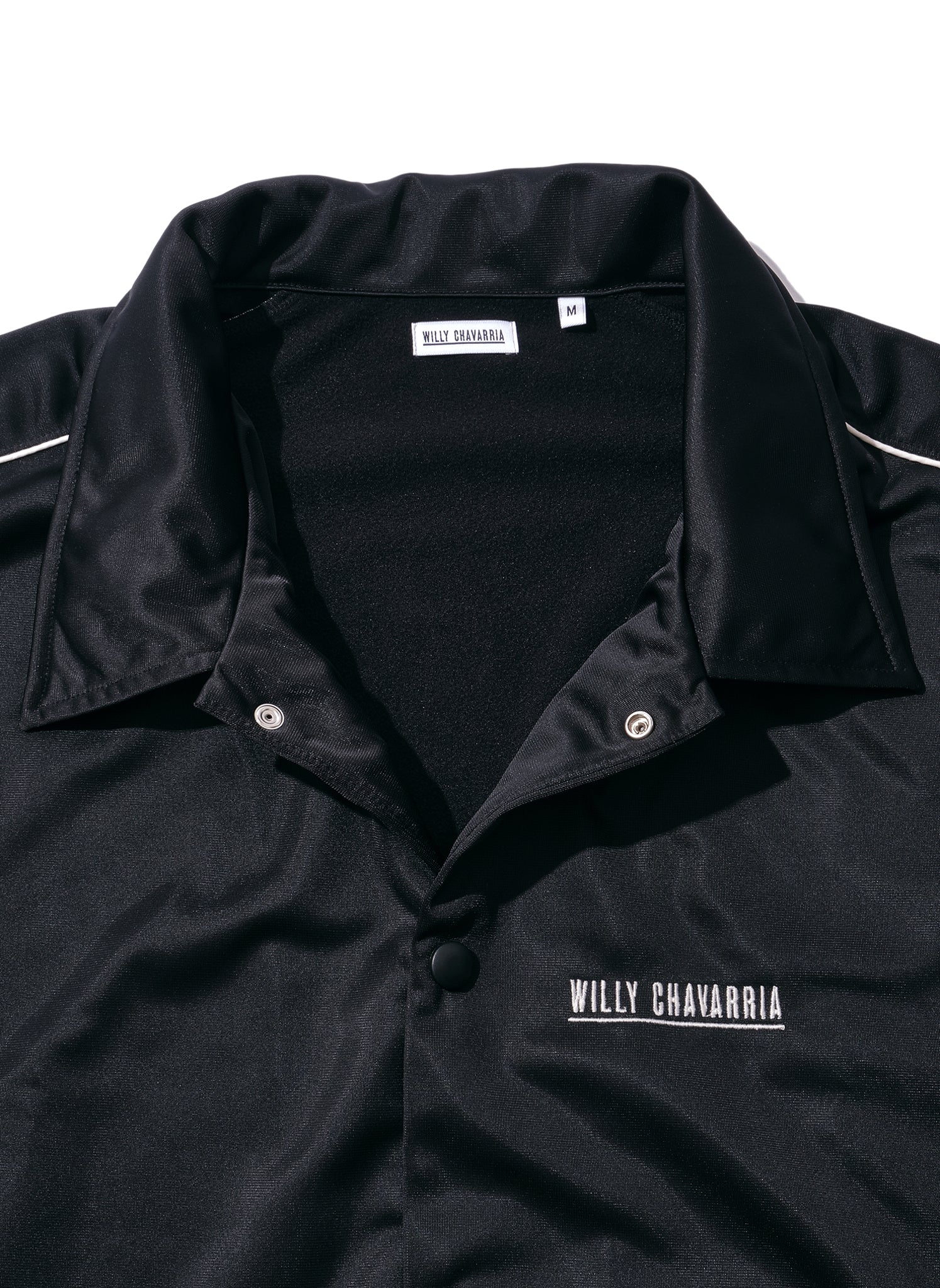 WILLY CHAVARRIA / MONSTER PUFFER TRACK JACKET BLACK