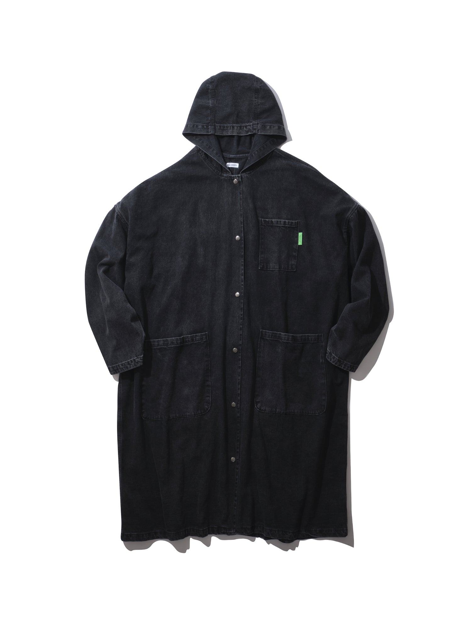 CCTB Exclusive】WILLY CHAVARRIA / BIG DADDY HOODED COAT WASHED BLACK