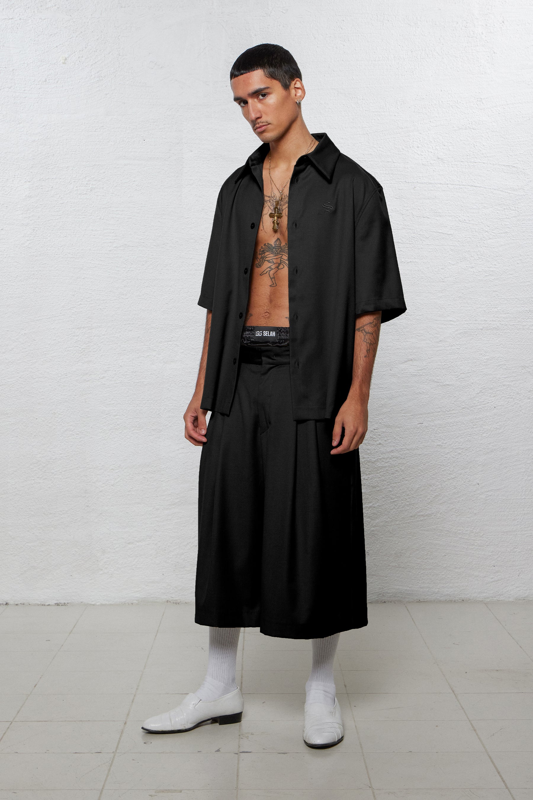 1313 SELAH / ALBA SS SHIRT BLACK
