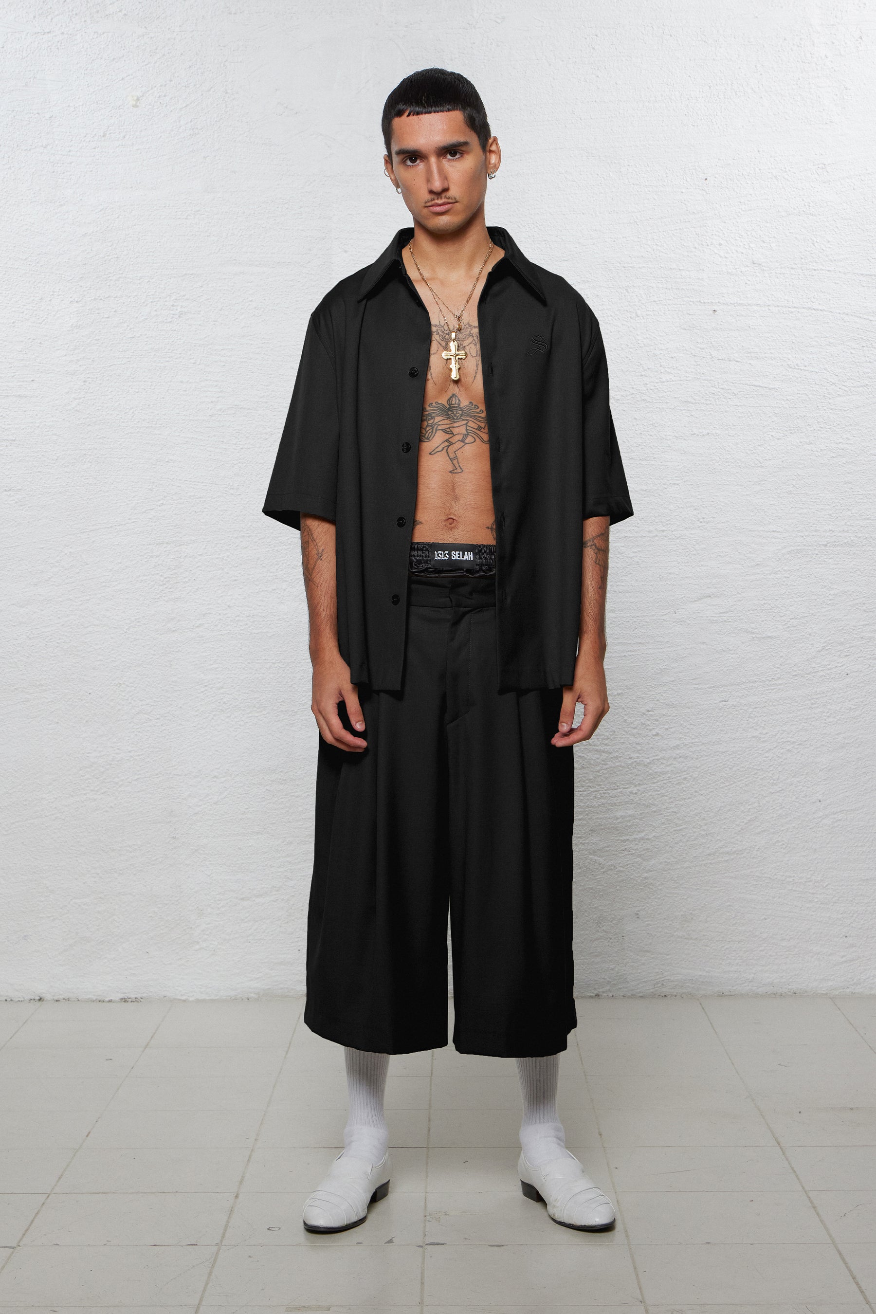 1313 SELAH / ALBA SS SHIRT BLACK