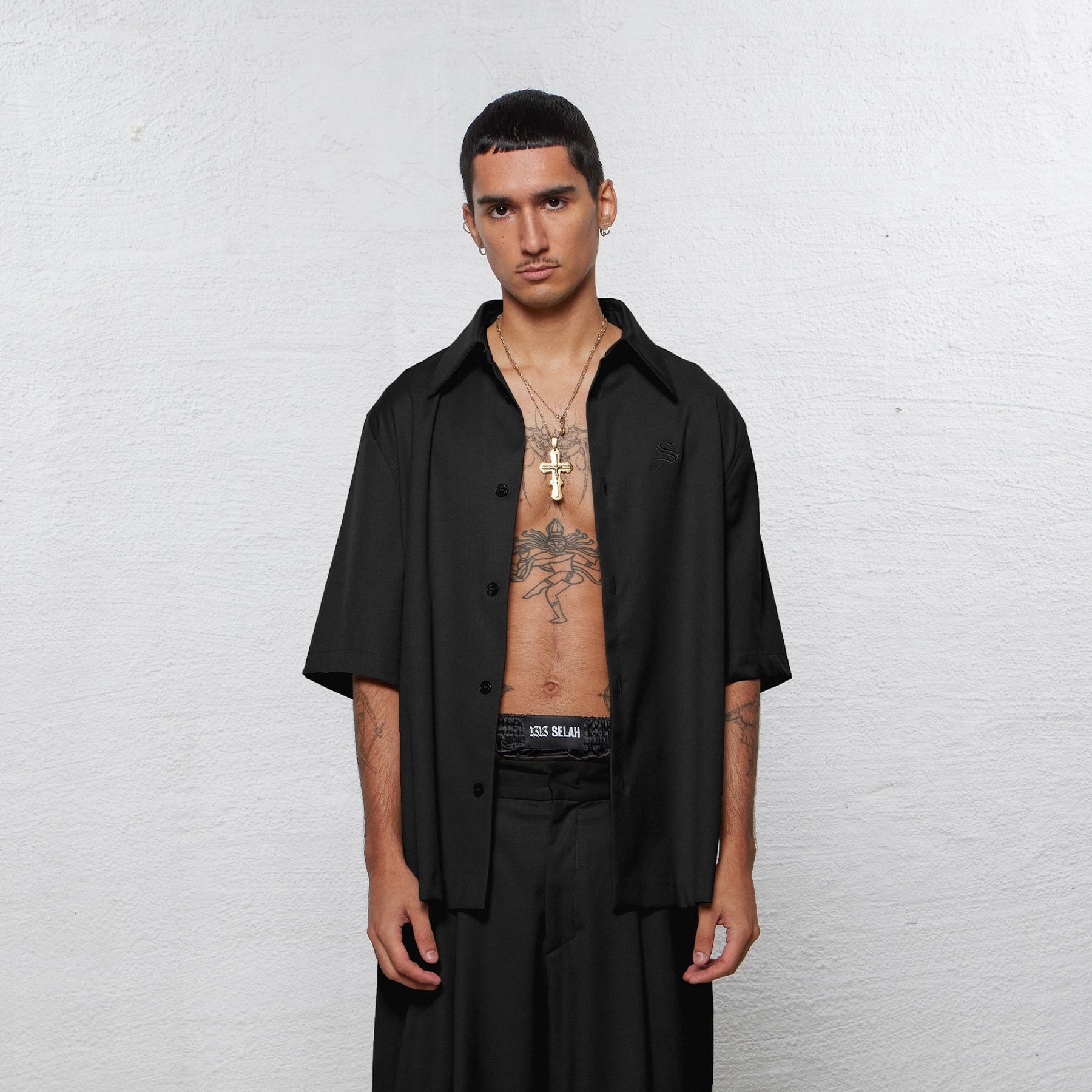 1313 SELAH / ALBA SS SHIRT BLACK