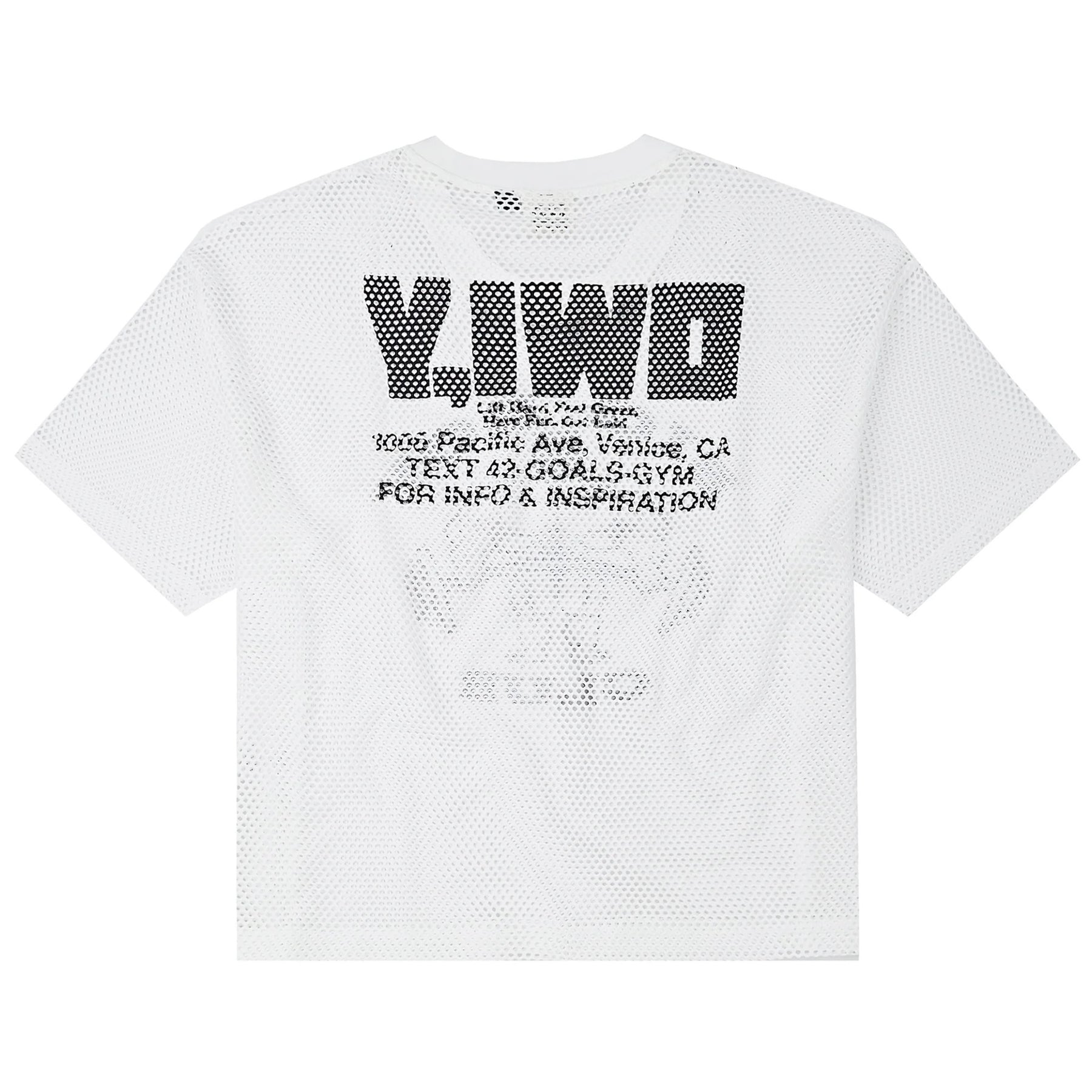 Y,IWO / Big Boy Club Mesh Box Tee WHITE