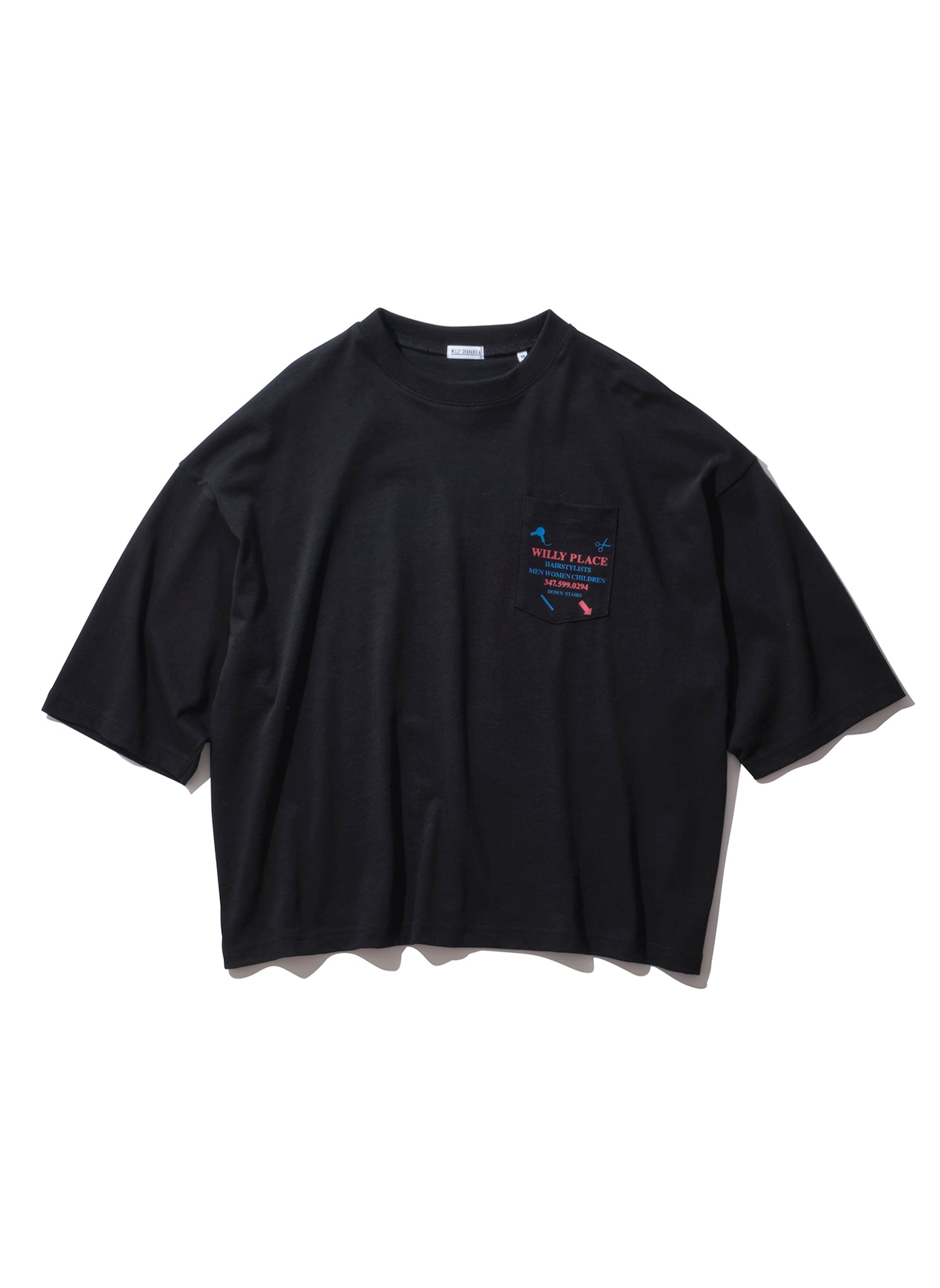 WILLY CHAVARRIA / WILLY BARBERSHOP POCKET T WILLY BLACK