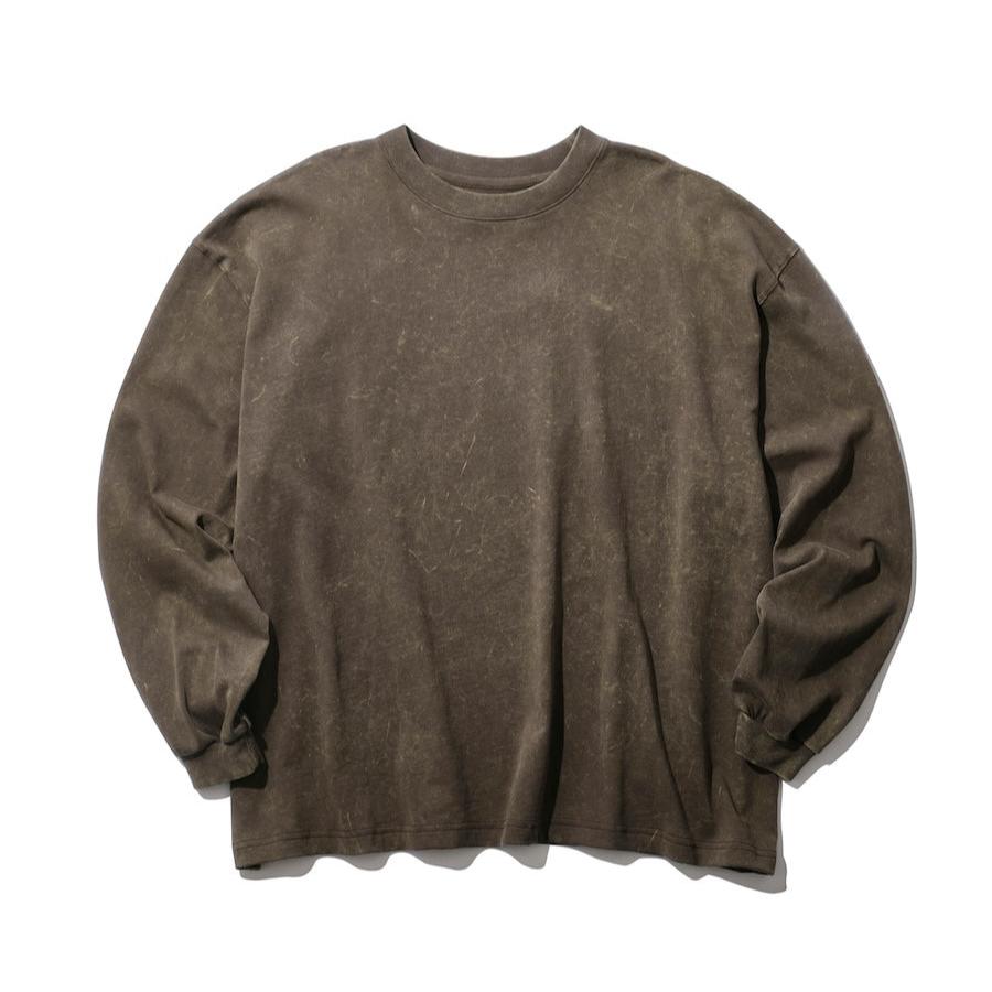 INTODUSK / OVERSIZED LS TEE WASHED BROWN