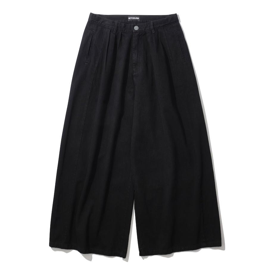 <span style="color: #f50b0b;">Last One</span> INTODUSK / CLOAK DENIM TROUSERS SOLID BLACK