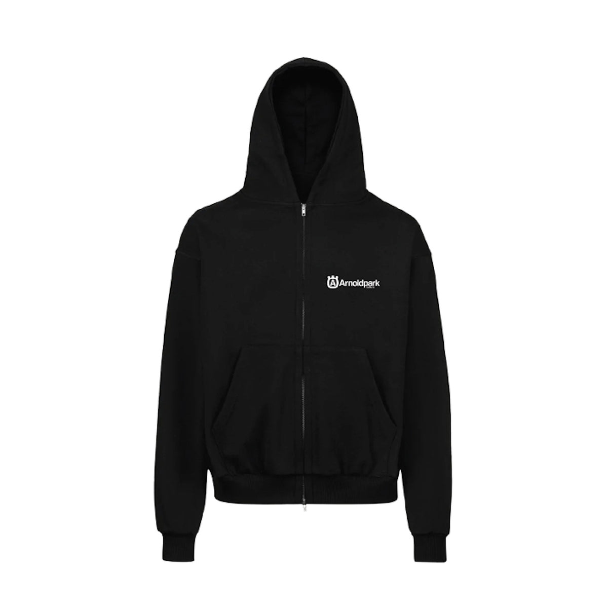 <span style="color: #f50b0b;">Last One</span> ARNOLD PARK STUDIOS / CHAINSAW LOGO ZIP HOODIE BLACK