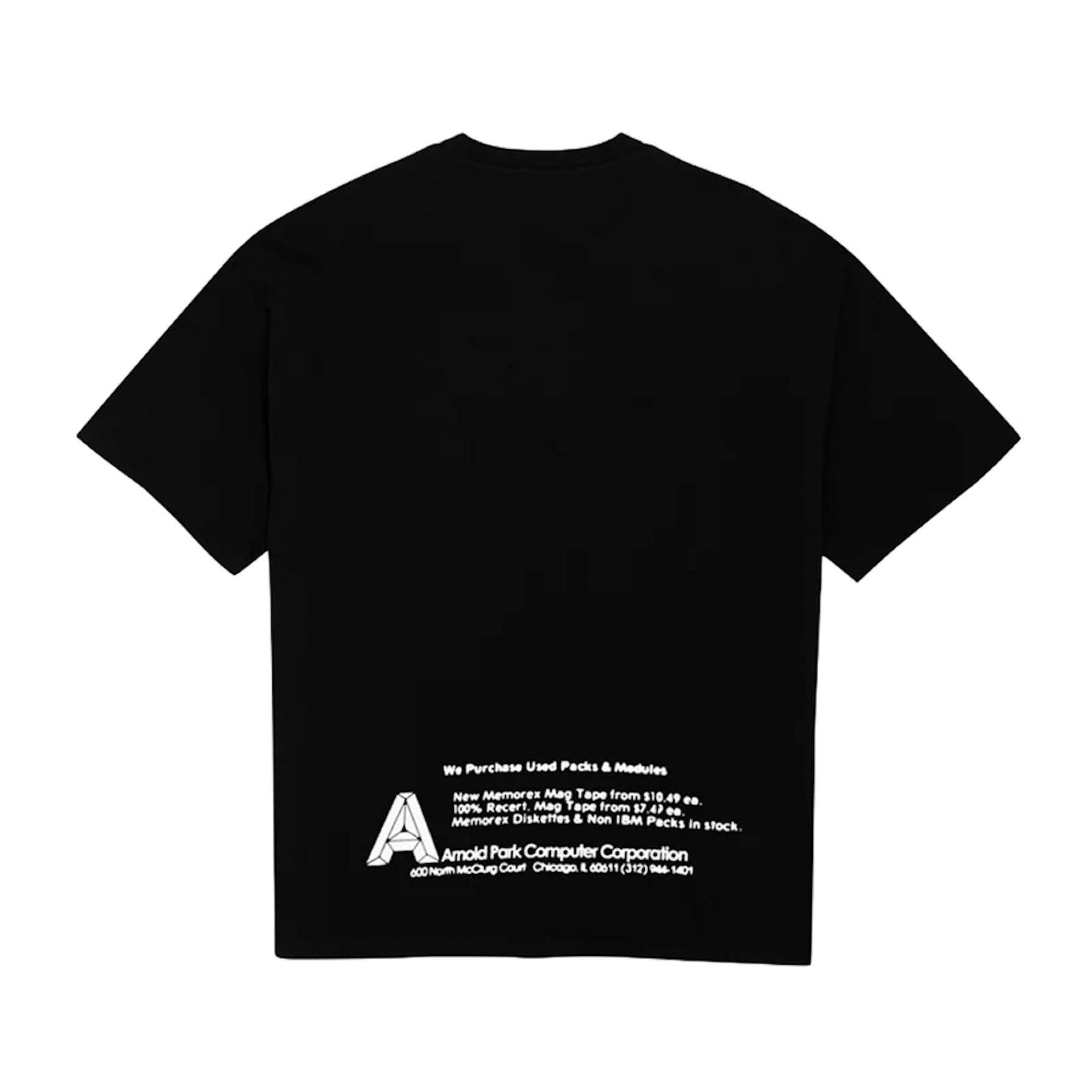 <span style="color: #ff2a00;">Last One</span> ARNOLD PARK STUDIOS / COMPUTER MARKETING LOGO SHORT SLEEVE 2 BLACK