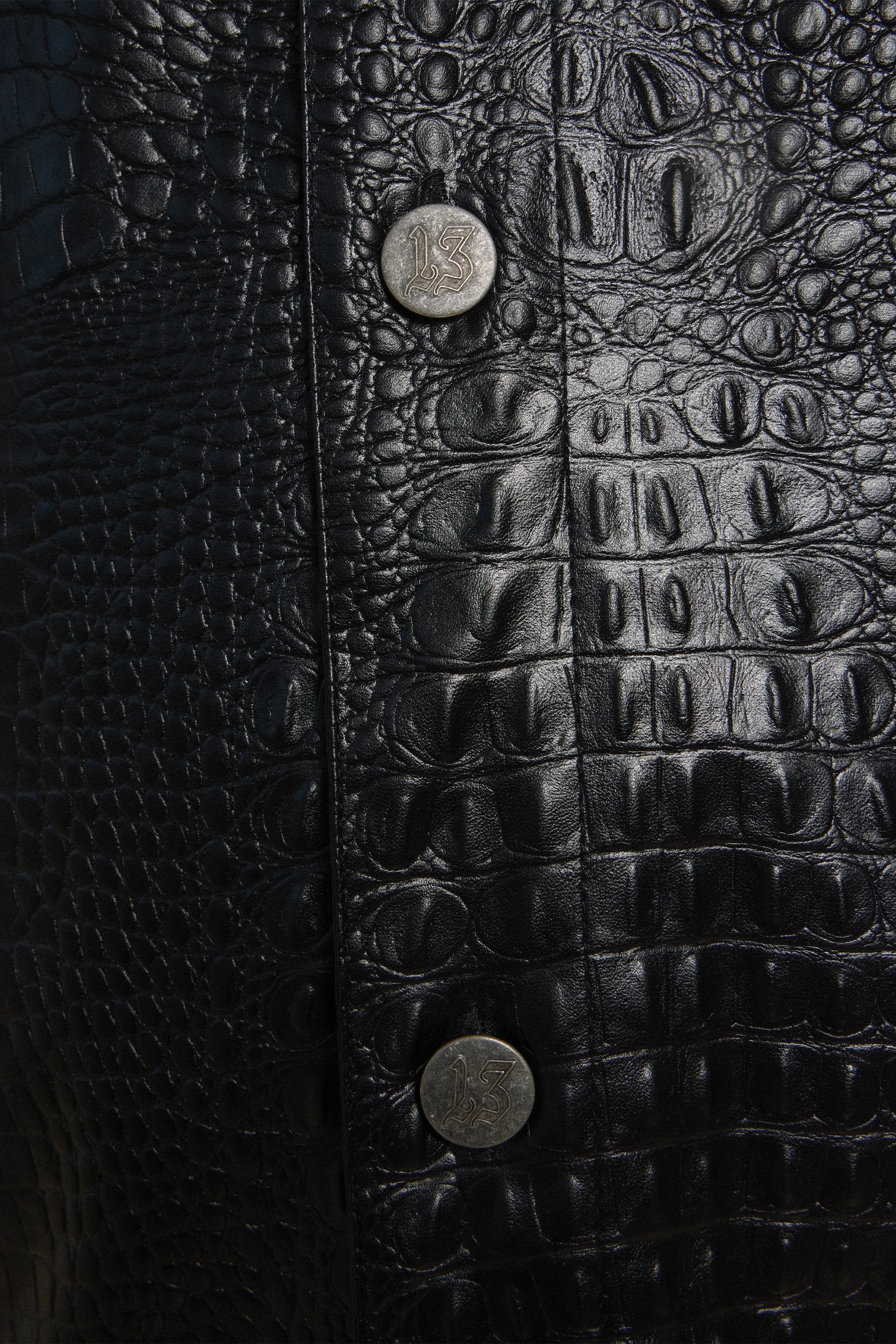 1313 SELAH / LUCIFER FAUX CROCODILE JACKET