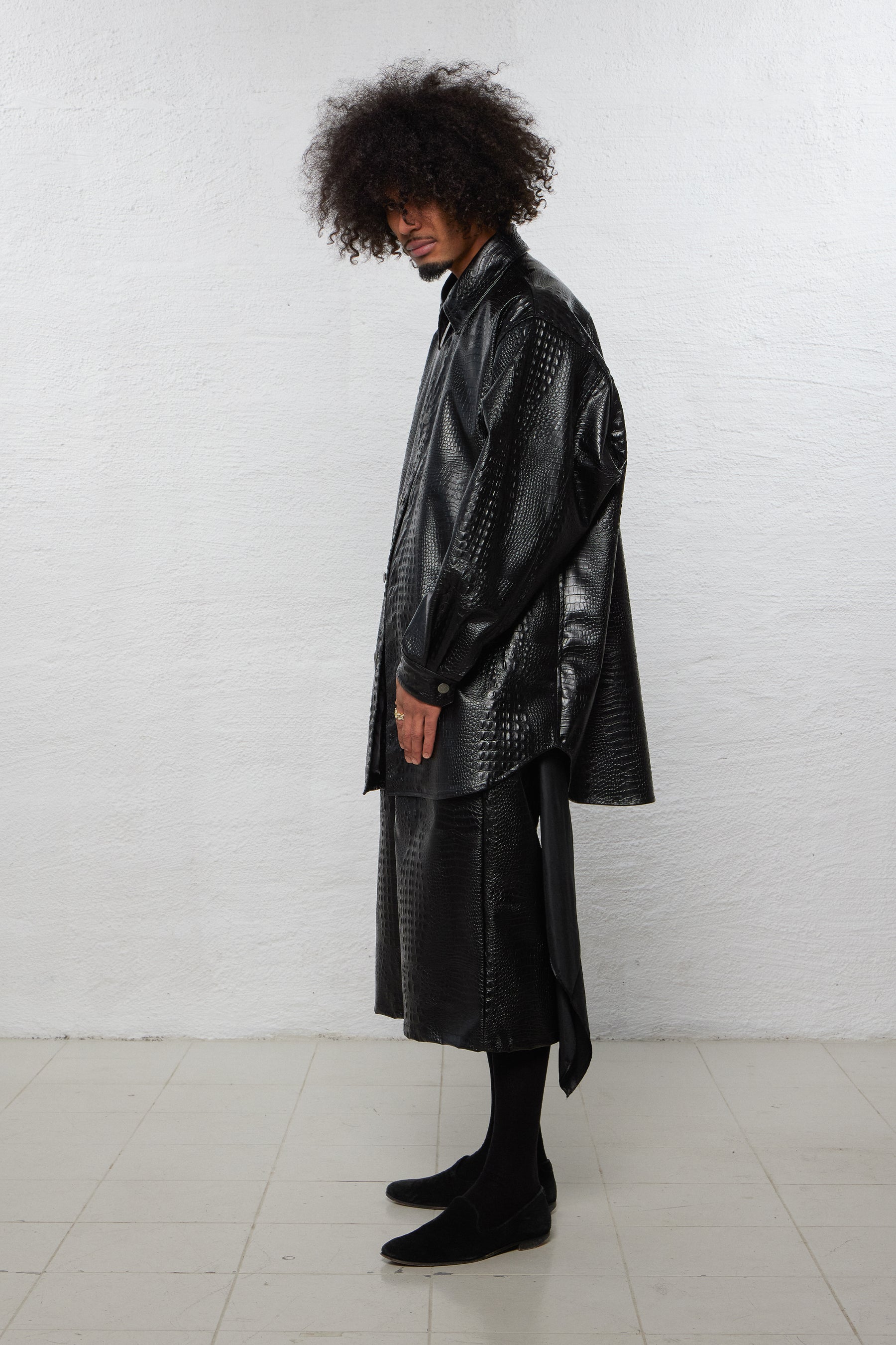 1313 SELAH / LUCIFER FAUX CROCODILE JACKET