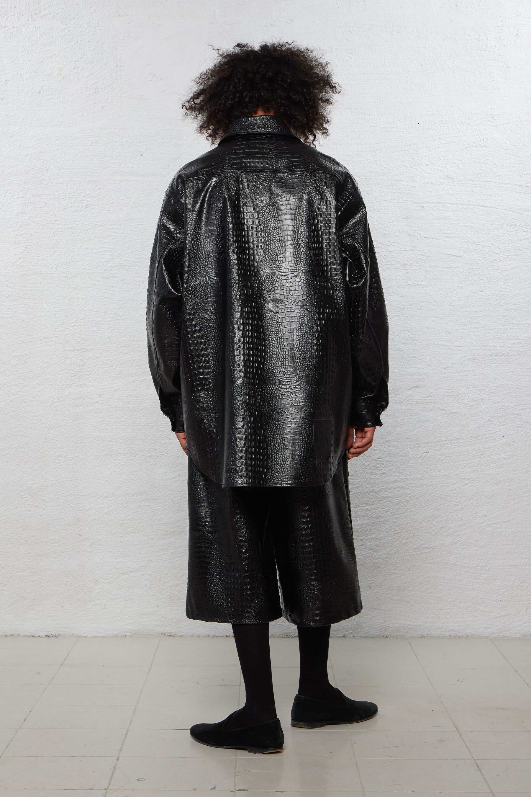 1313 SELAH / LUCIFER FAUX CROCODILE JACKET