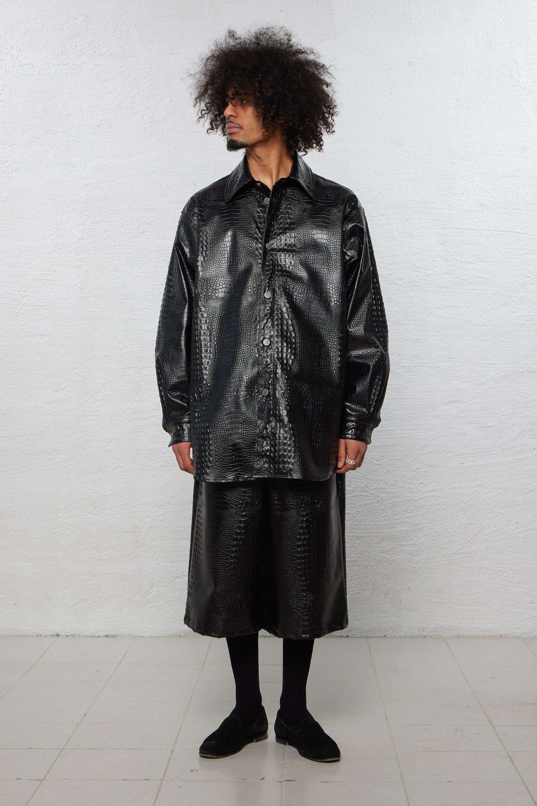 1313 SELAH / LUCIFER FAUX CROCODILE JACKET