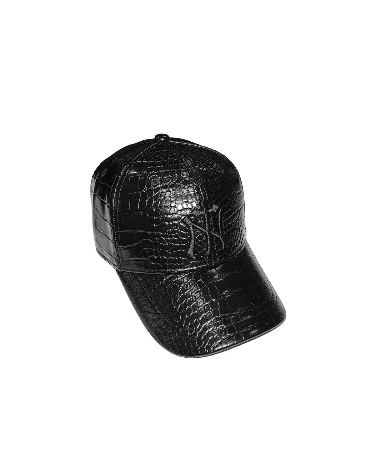 1313 SELAH / CRUZ FAUX CROCODILE CURVED CAP BLACK