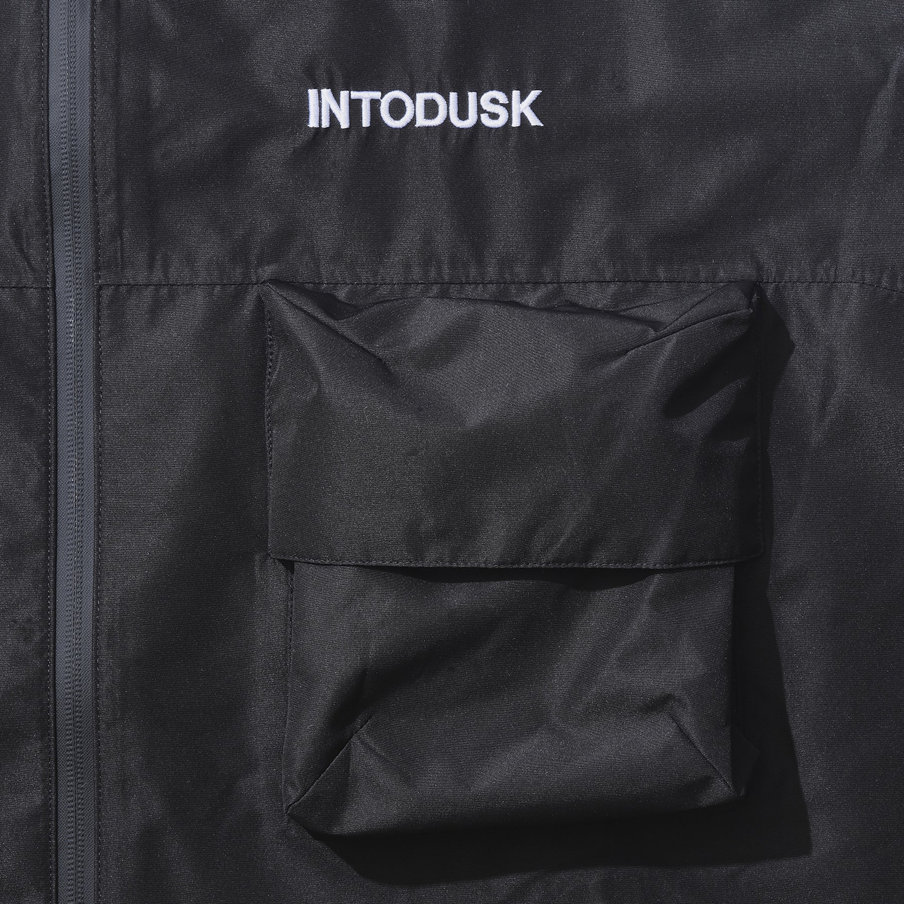 <span style="color: #f50b0b;">Last One</span> INTODUSK / SHELL COATING JACKET BLACK