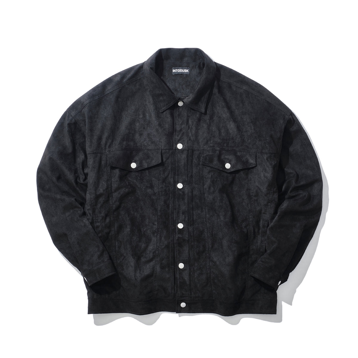 INTODUSK / SUEDE TRACKER JACKET BLACK