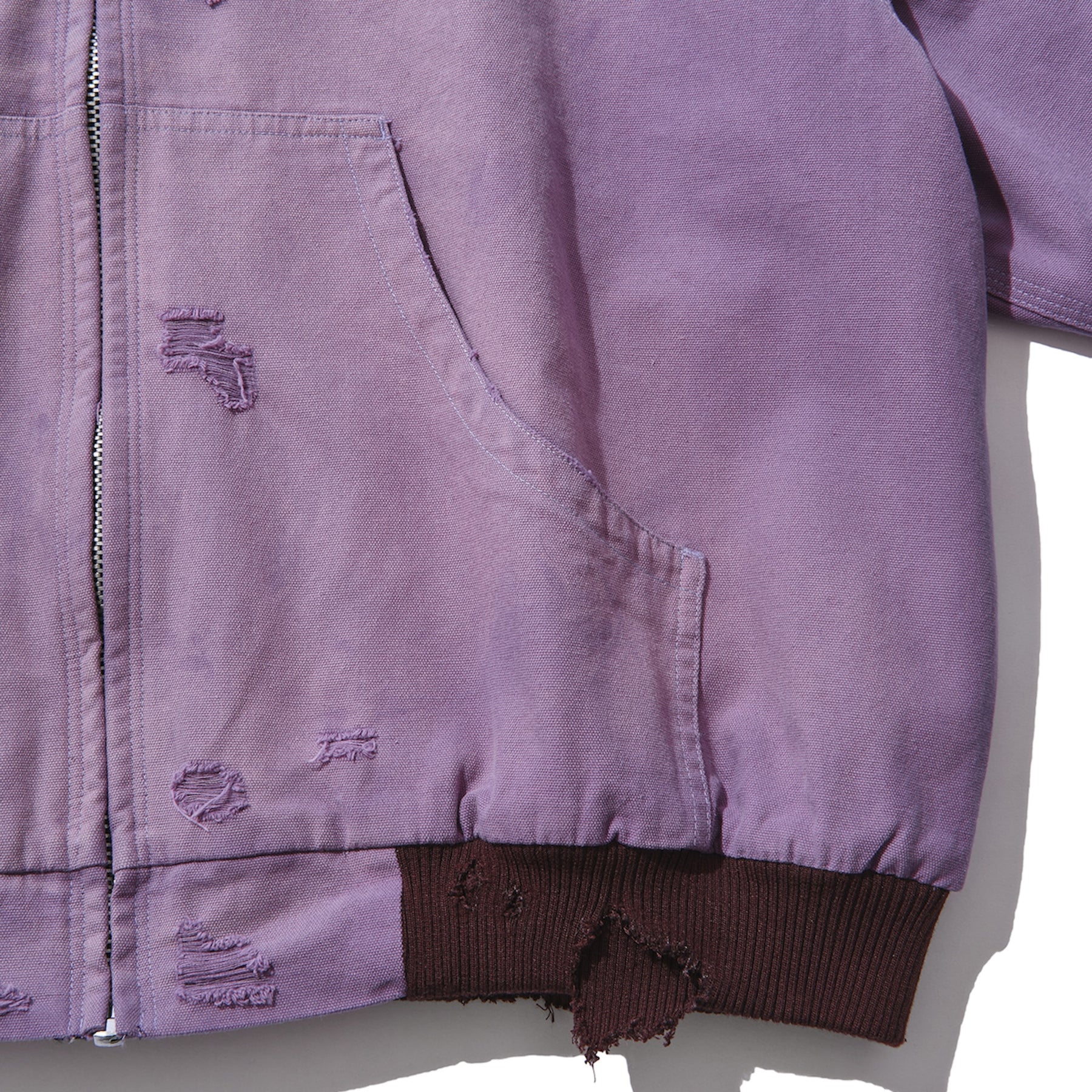 THE MAGUEY / DAMAGE WORK HOODIE PURPLE