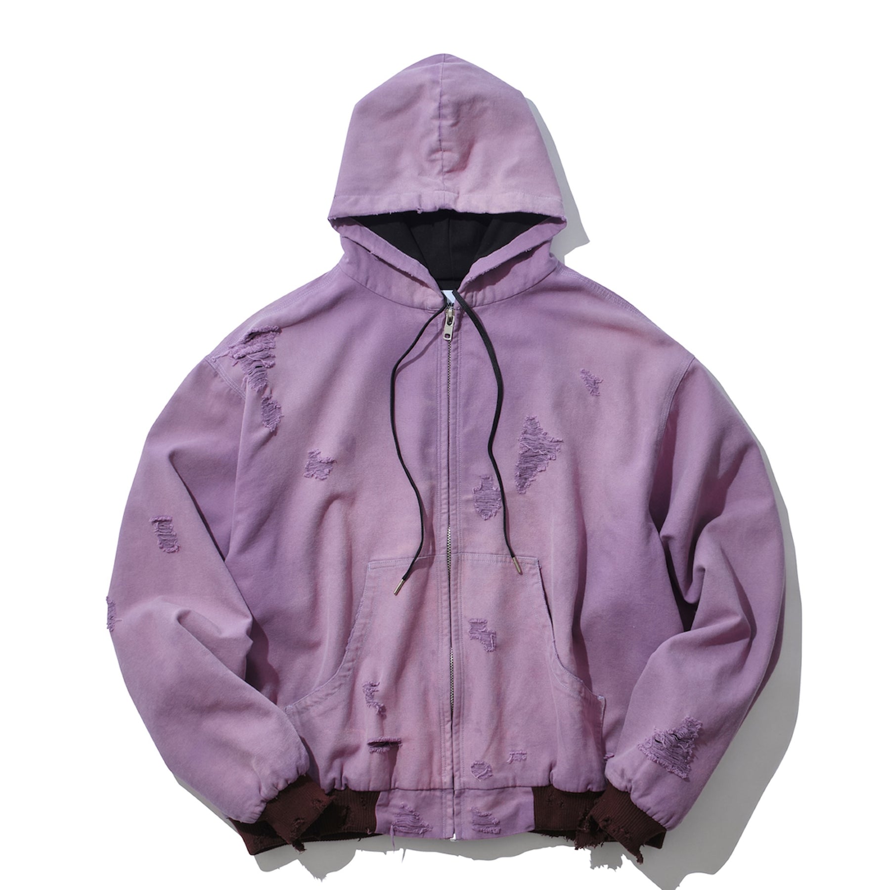 THE MAGUEY / DAMAGE WORK HOODIE PURPLE