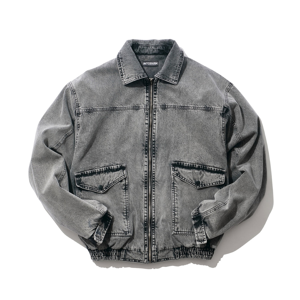 INTODUSK / DENIM BUSINESS JACKET BLACK WASH ORGANIC