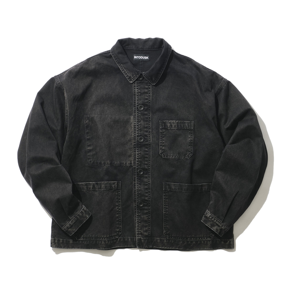 <span style="color: #f50b0b;">Last One</span> INTODUSK / BULL WORK JACKET WASHED BLACK