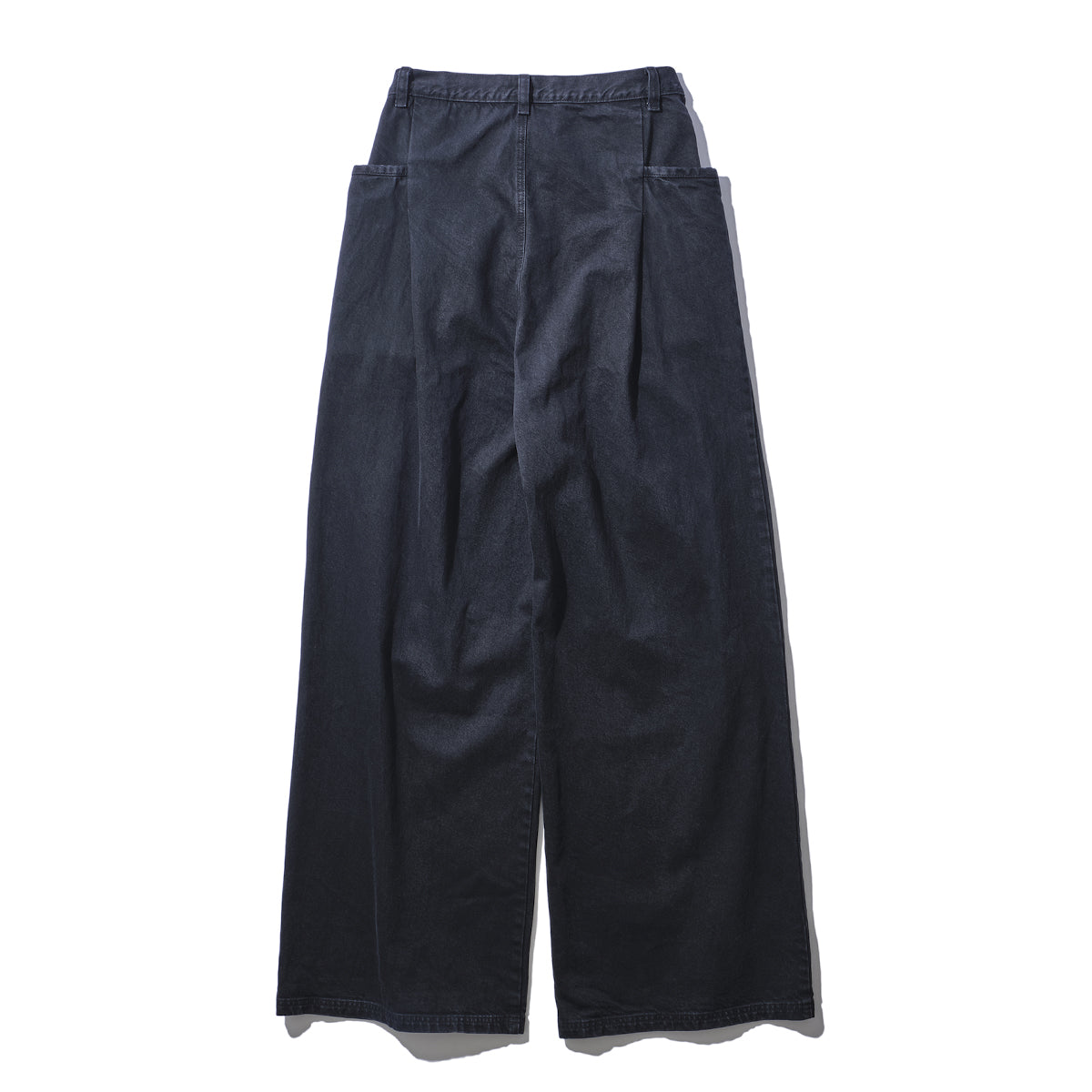 INTODUSK / OVER LAPPING PANTS SOLID BLACK