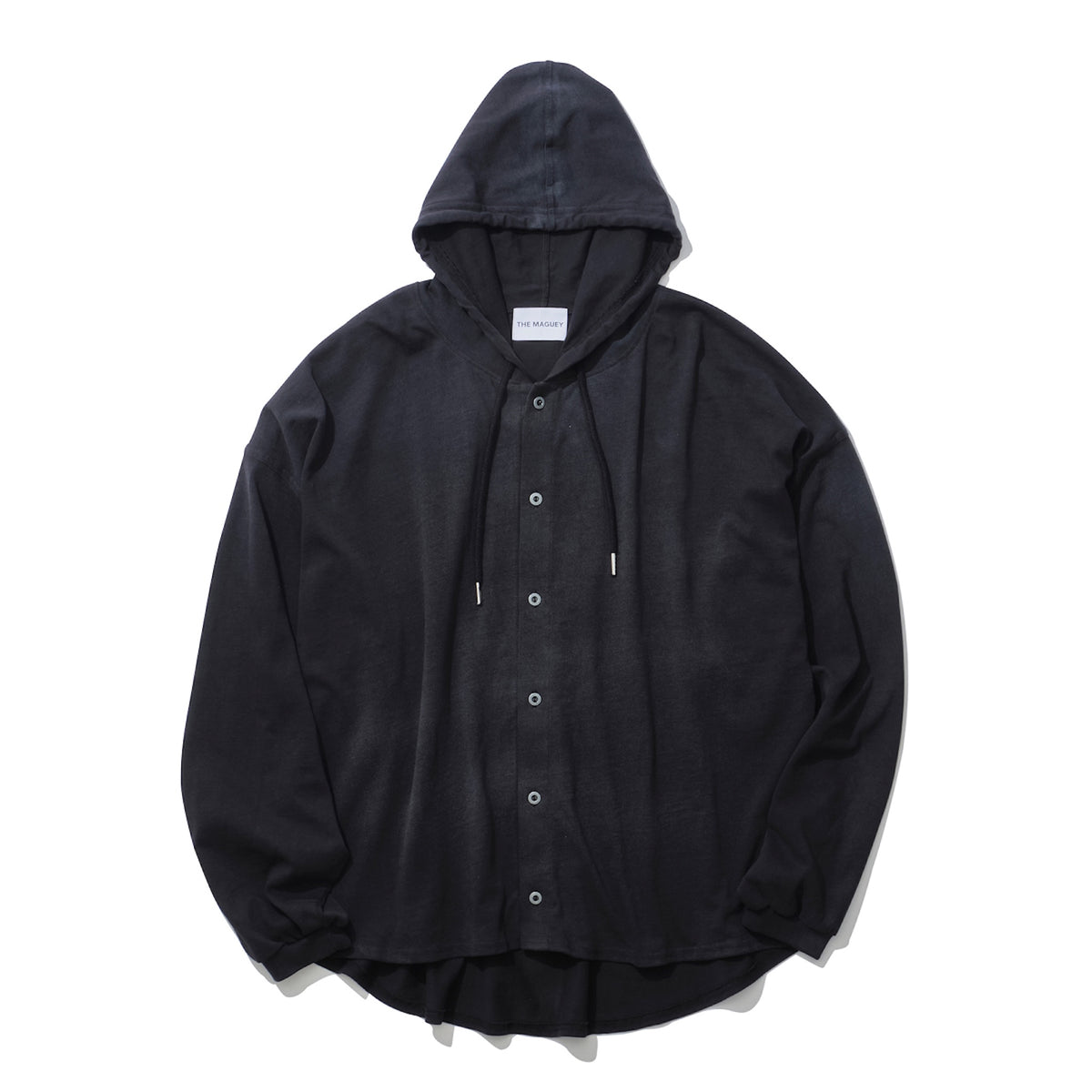 THE MAGUEY / SLOPPY HOODIE WASHED BLACK