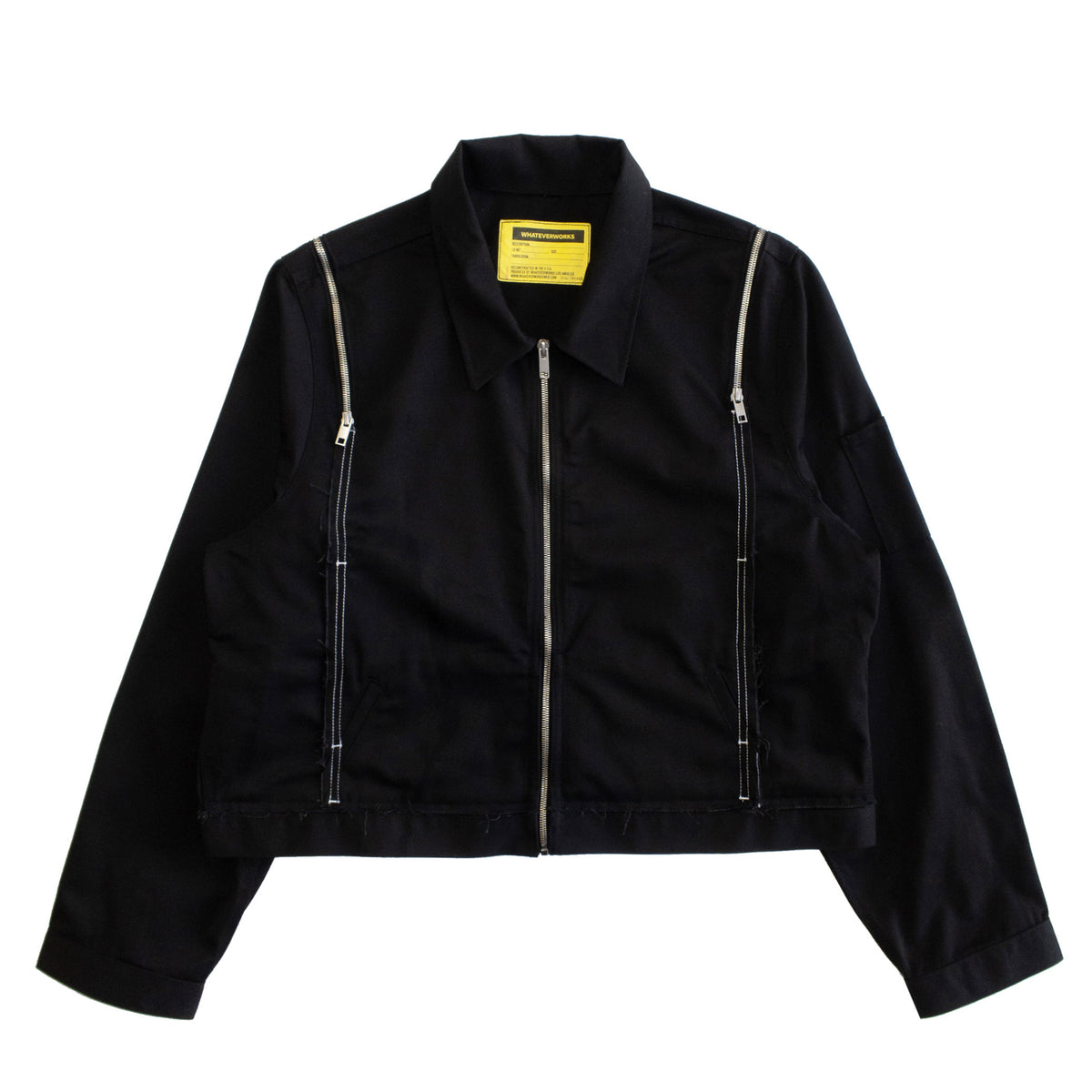 WHATEVERWORKS / SPLIT JACKET BLACK