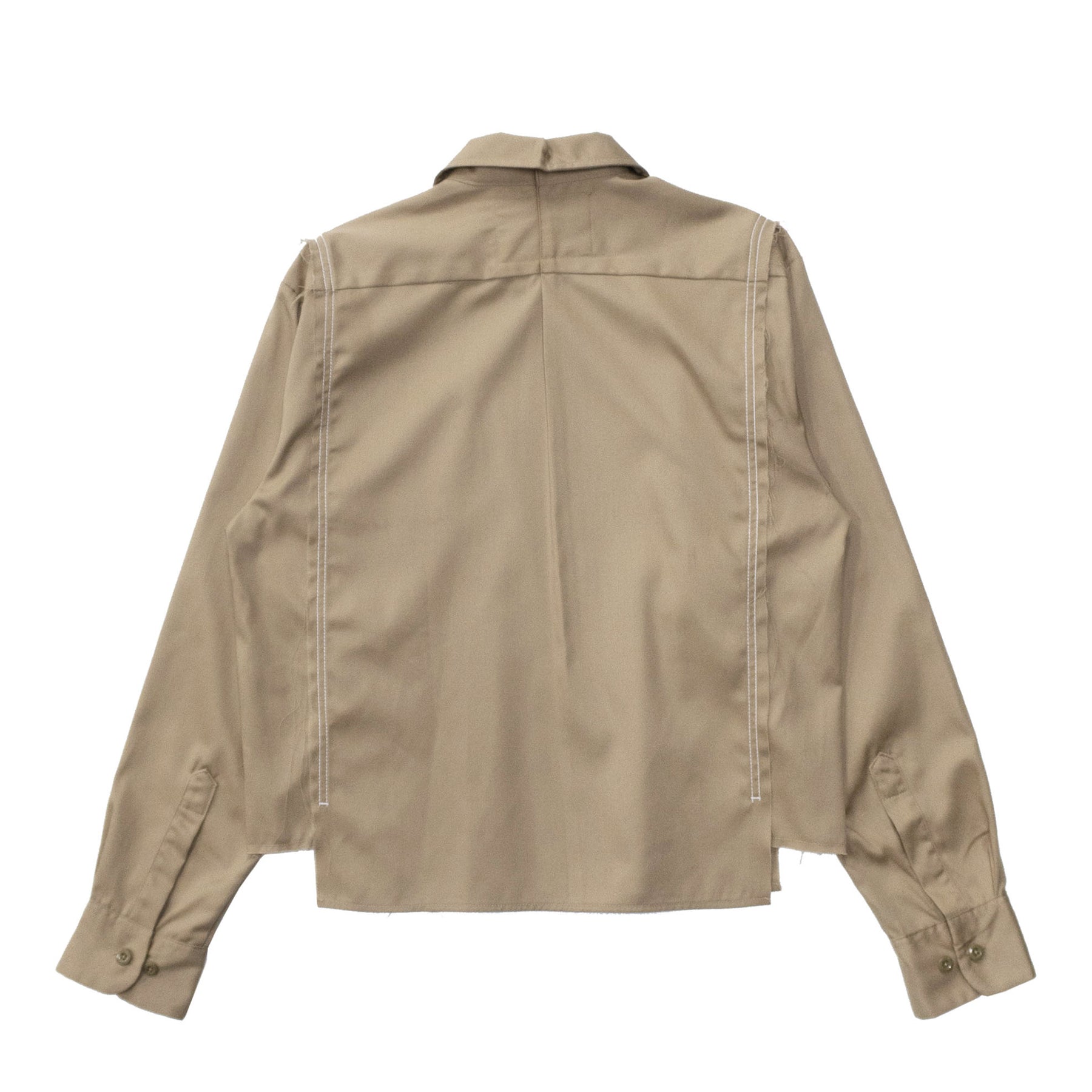 WHATEVERWORKS / SPLIT LS SHIRT KHAKI