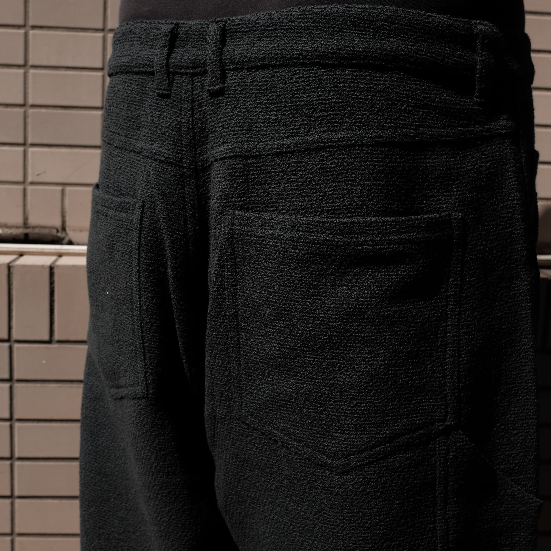INTODUSK / TWEED EDGE REINFORCED SHORTS BLACK