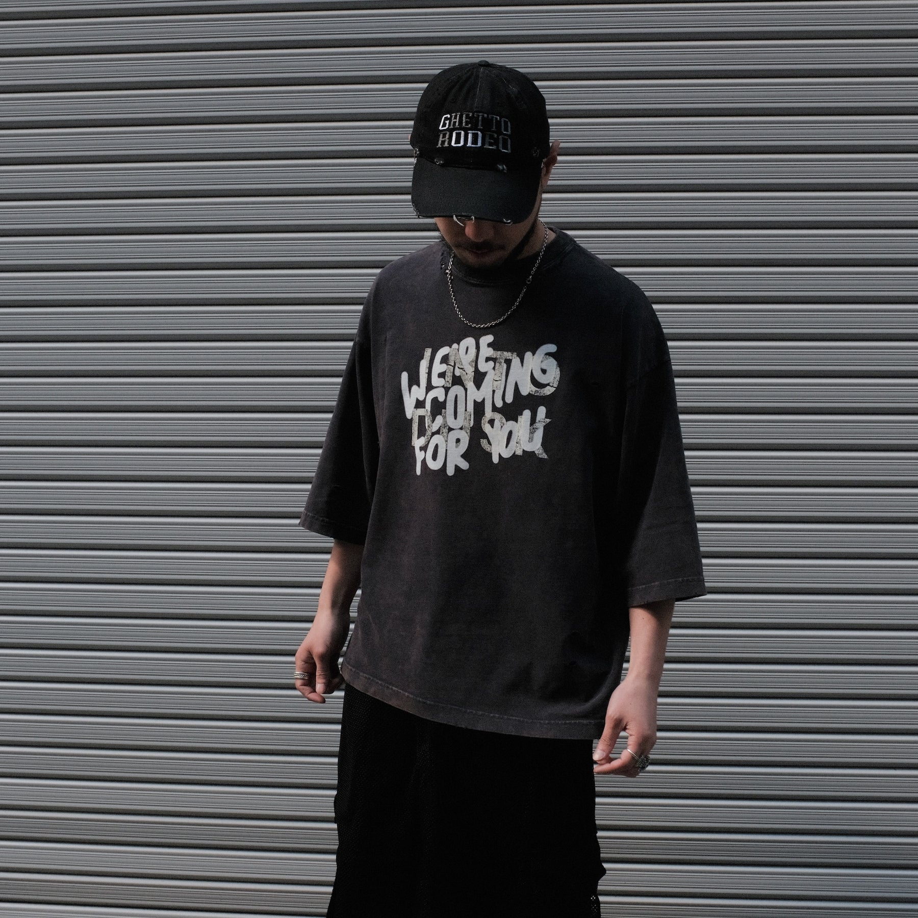 INTODUSK / INTODUSK POSTERS T WASHED MIDNIGHT NAVY