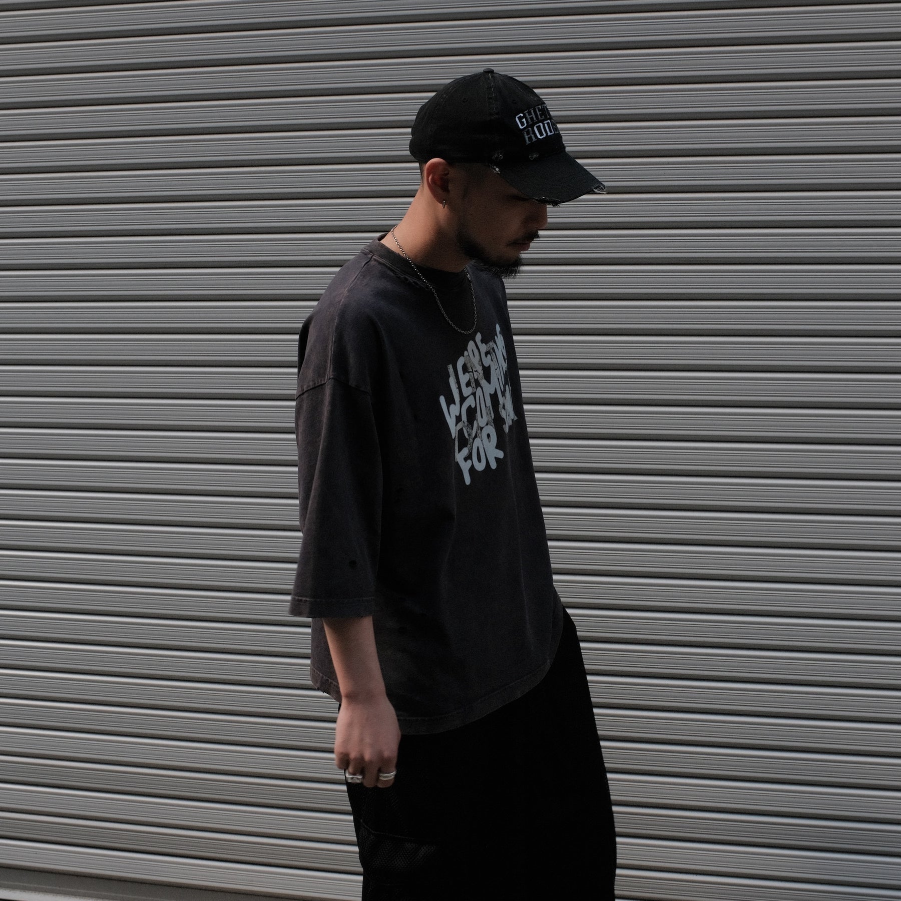 INTODUSK / INTODUSK POSTERS T WASHED MIDNIGHT NAVY